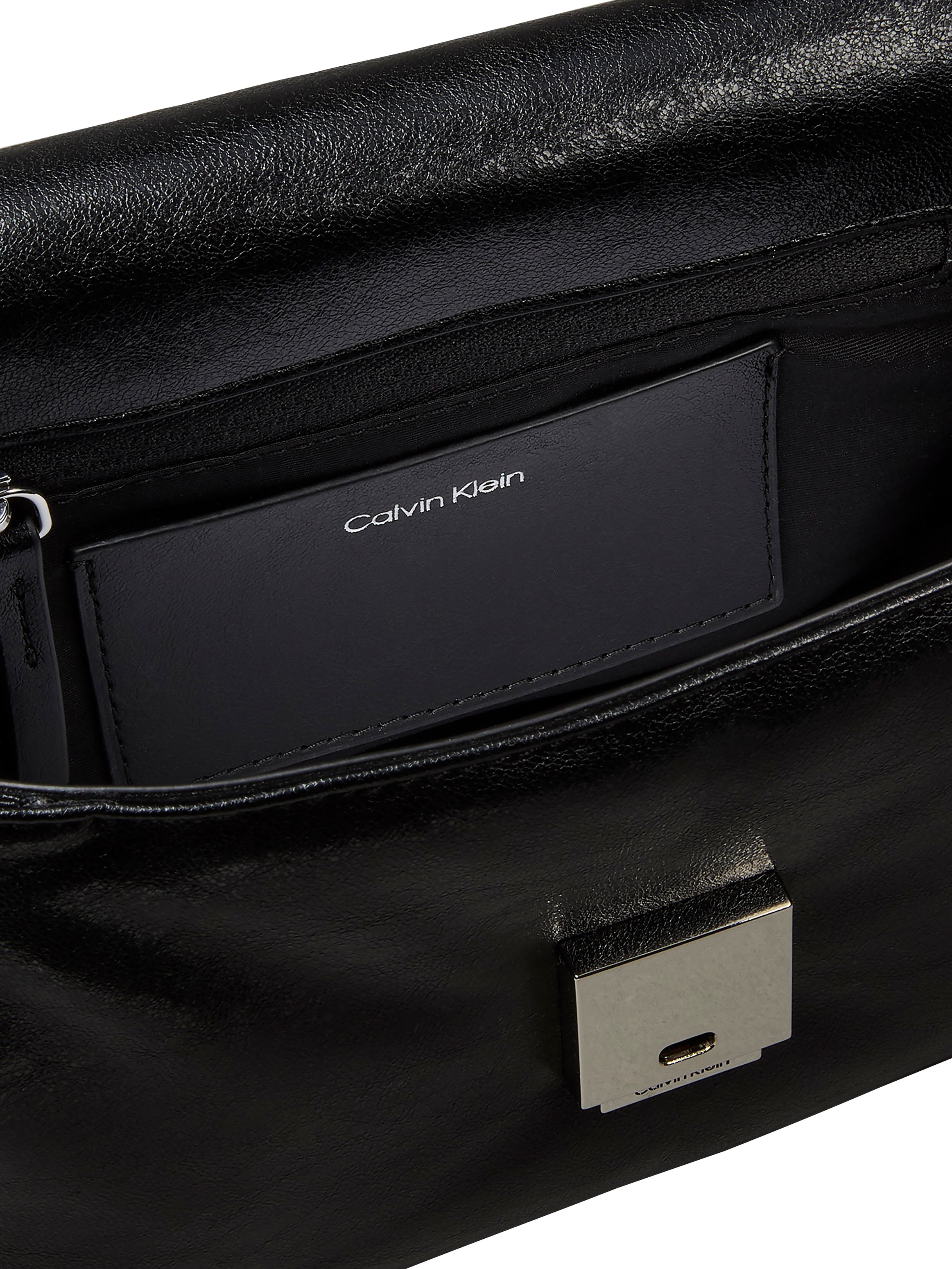 Calvin Klein Umhängetasche »EMBLEM HW PADDED CROSSBODY« Damen Schultertasche, Handtasche mit Schmucklogo