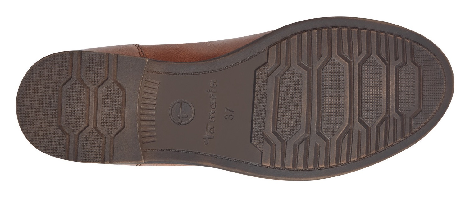 Tamaris Chelseaboots, Blockabsatz, Stiefelette, Businessschuh, Schlupfschuh, Anziehlasche