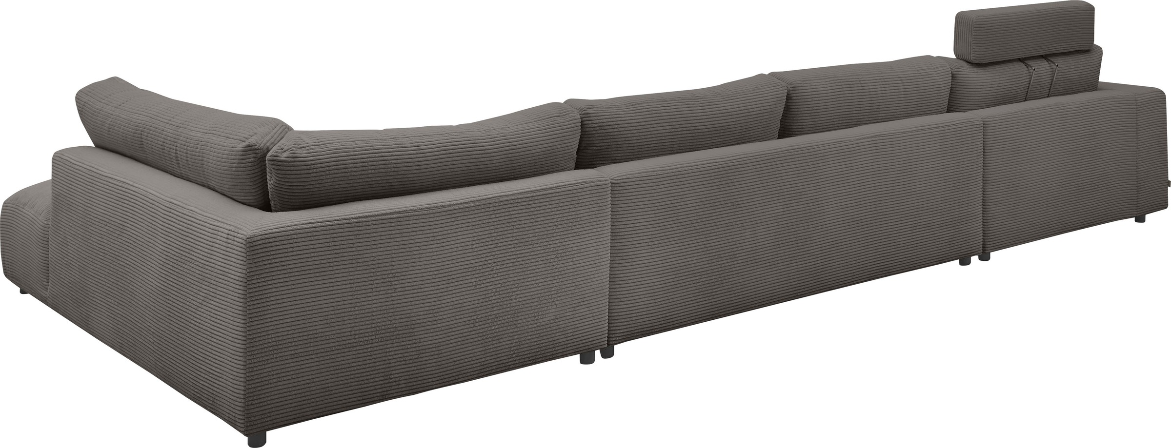 Wohnlandschaft MUSTERRING "Lucia U-Form", grau (dunkelgrau), B:434cm H:81cm T:204cm, Sofas, Wohnlandschaft, Verschiedene Farben, inkl. Kopfstütze, Gesamtbreite 434 cm 6
