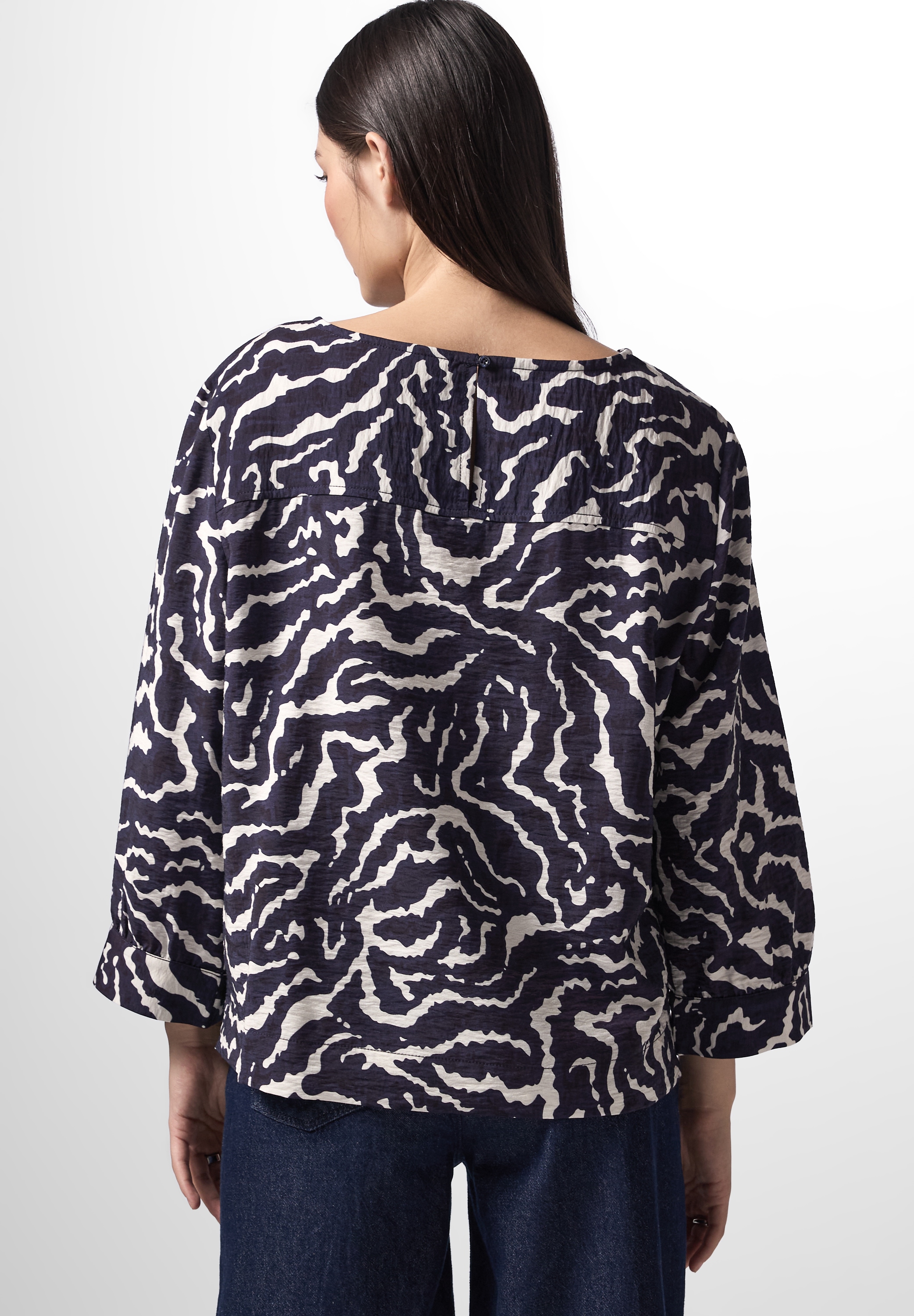 STREET ONE STUDIO Shirtbluse, mit Zebra-Print
