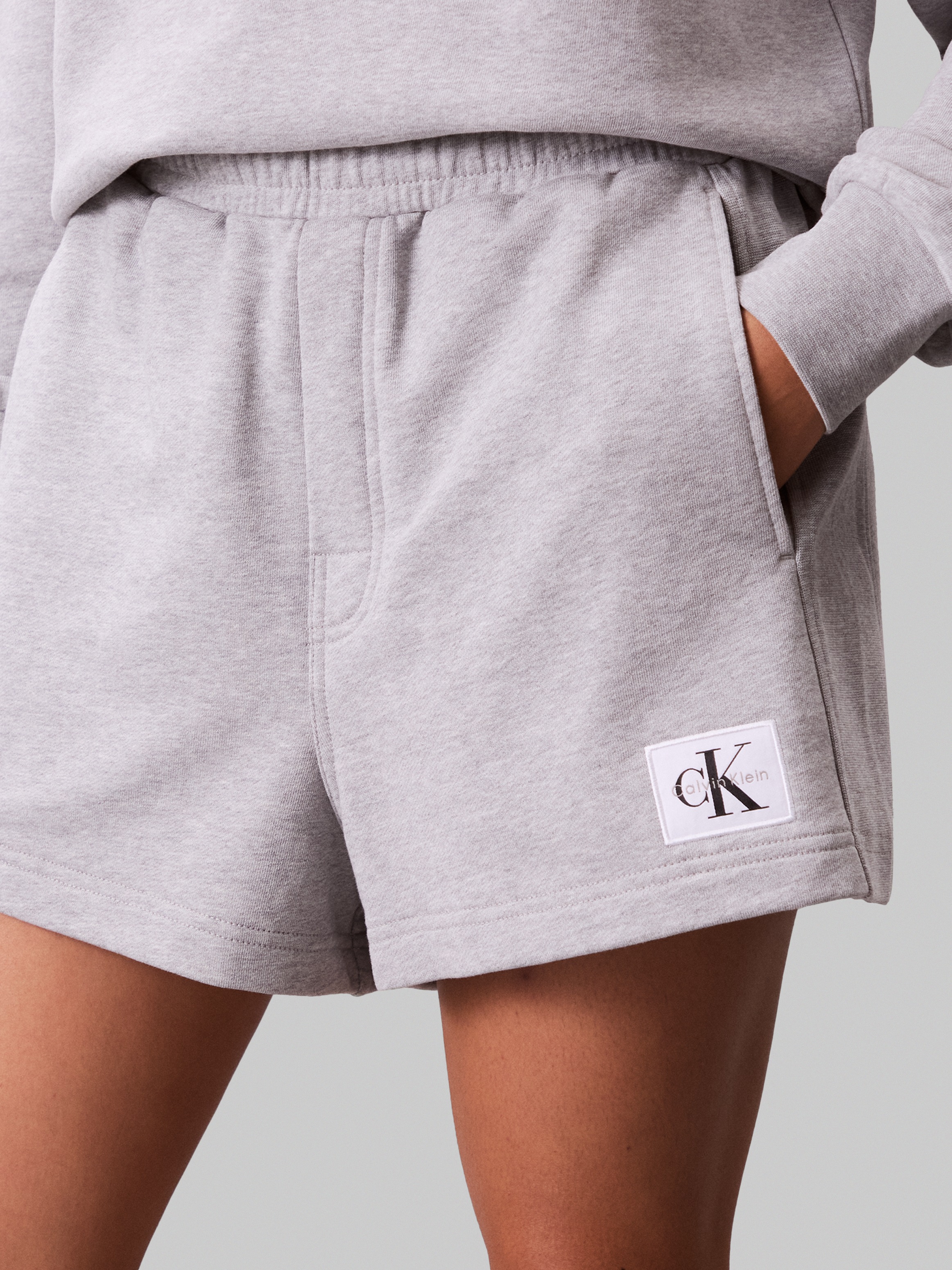 Thumbnail - Calvin Klein Jeans Sweatshorts "A - FRNCH TRRY BDG L" Mit elastischem Bund