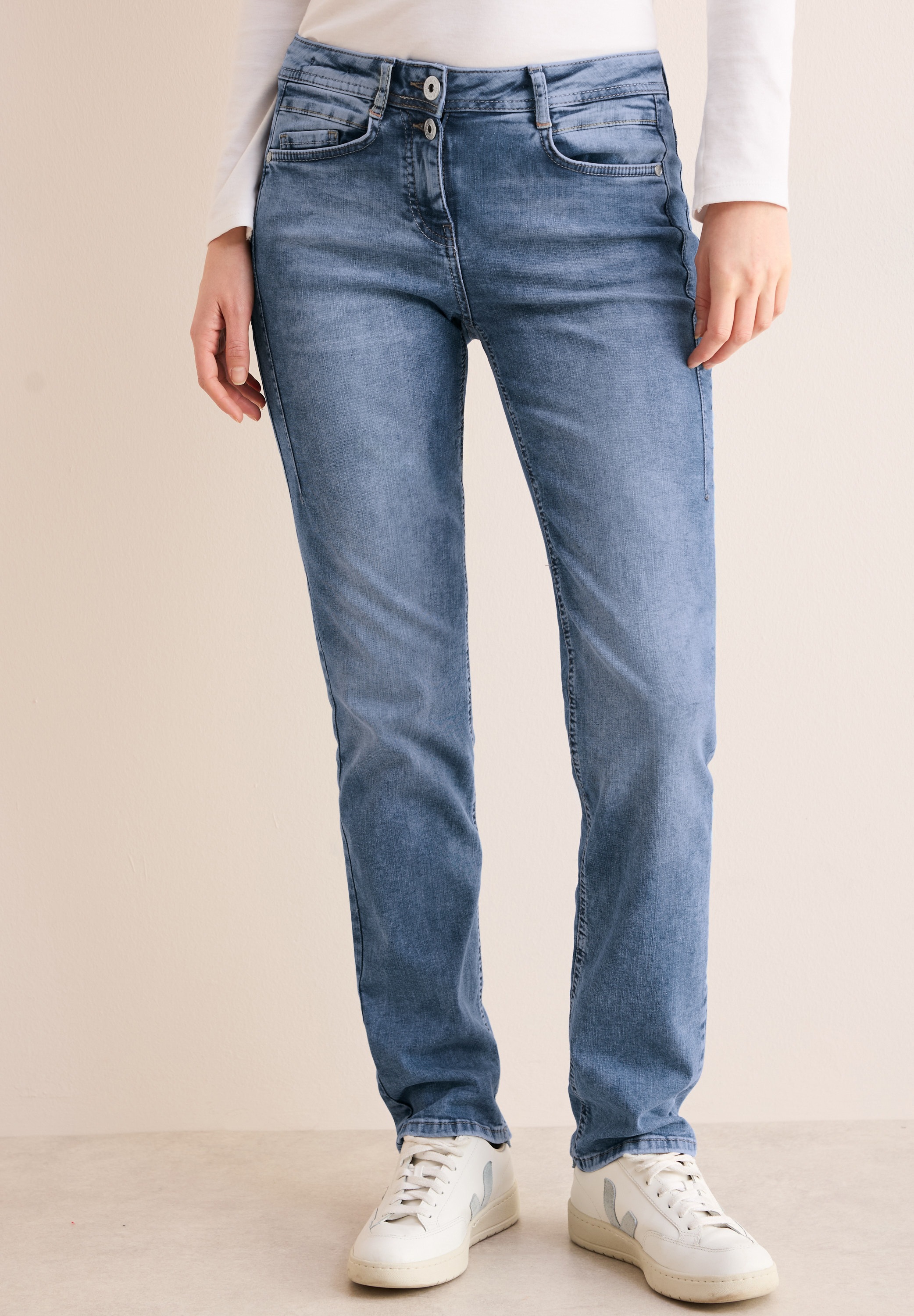 Cecil Straight-Jeans, Middle Waist günstig online kaufen