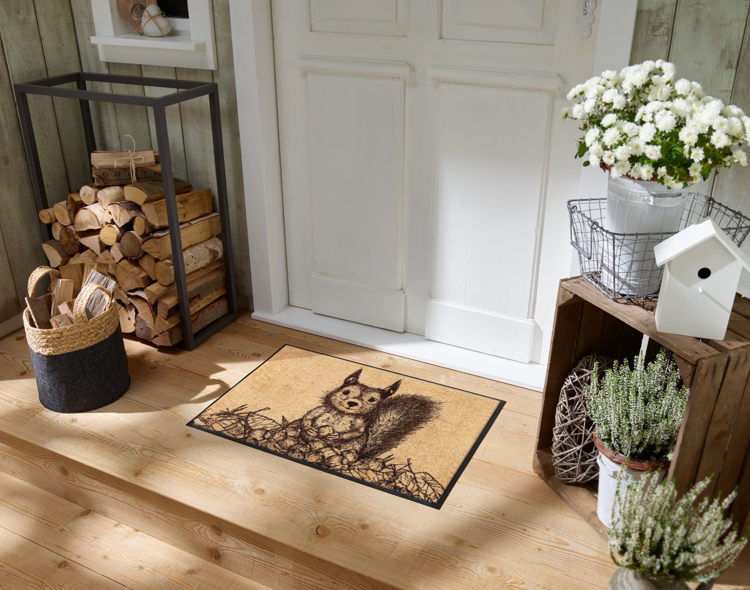 wash+dry by Kleen-Tex Fußmatte "Squirry" rechteckig 7 mm Höhe günstig online kaufen