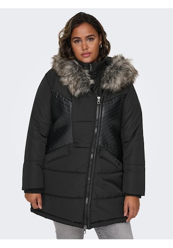 ONLY CARMAKOMA Steppjacke »CARLITTA FUR HOOD COAT CC ...