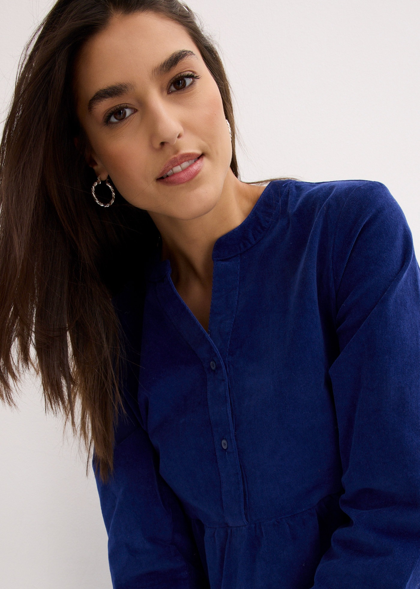 Thumbnail - bonprix Midikleid "Kleid aus Baumwollcord" Kleid aus Baumwollcord