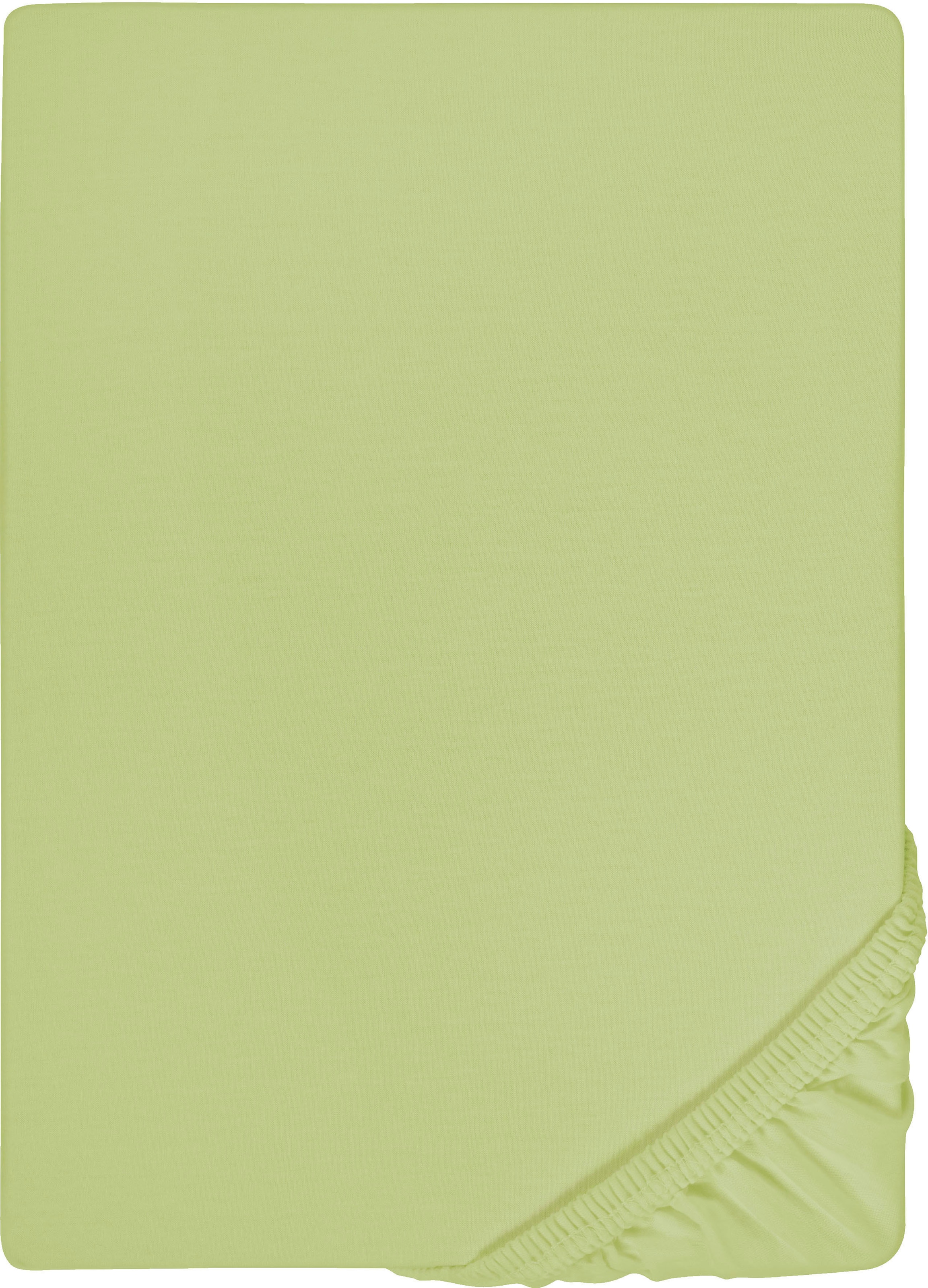 Biberna Spannbettlaken "0077866 Deluxe Jersey-Elastic Spannbetttuch 97% Baumwolle" Jersey mit Elasthan, Rundumgummi, bügelfrei, ab Größe 90 x 190 cm i