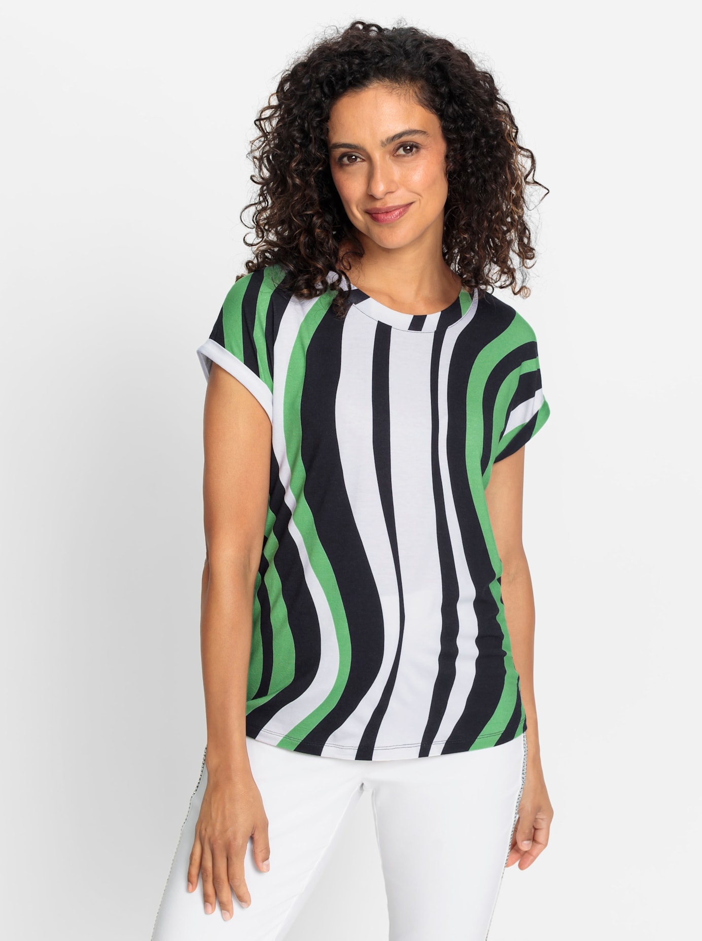 Inspirationen Kurzarmshirt »Streifenshirt«, (1 tlg.)