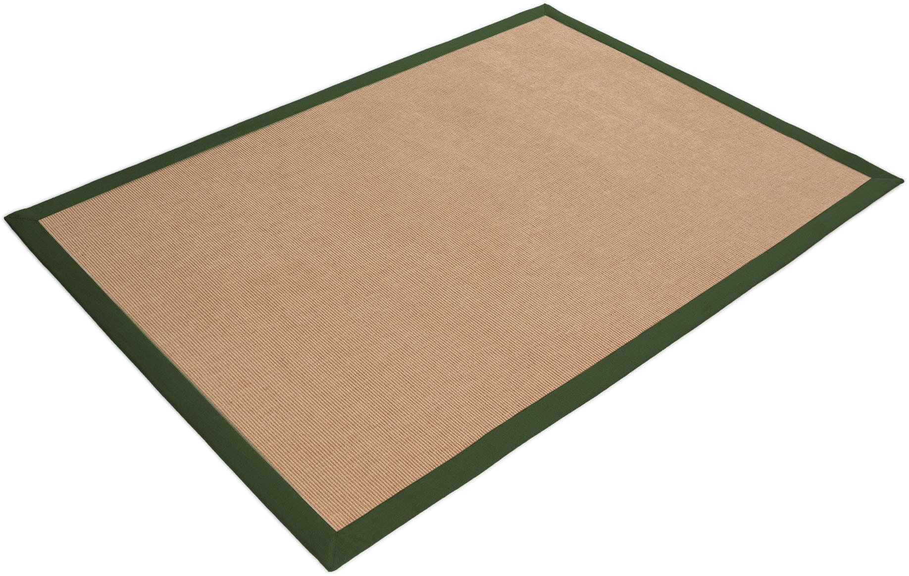 carpetfine Sisalteppich »Sisal«, rechteckig, 5 mm Höhe, mit farbiger Bordüre, Anti Rutsch Rückseite