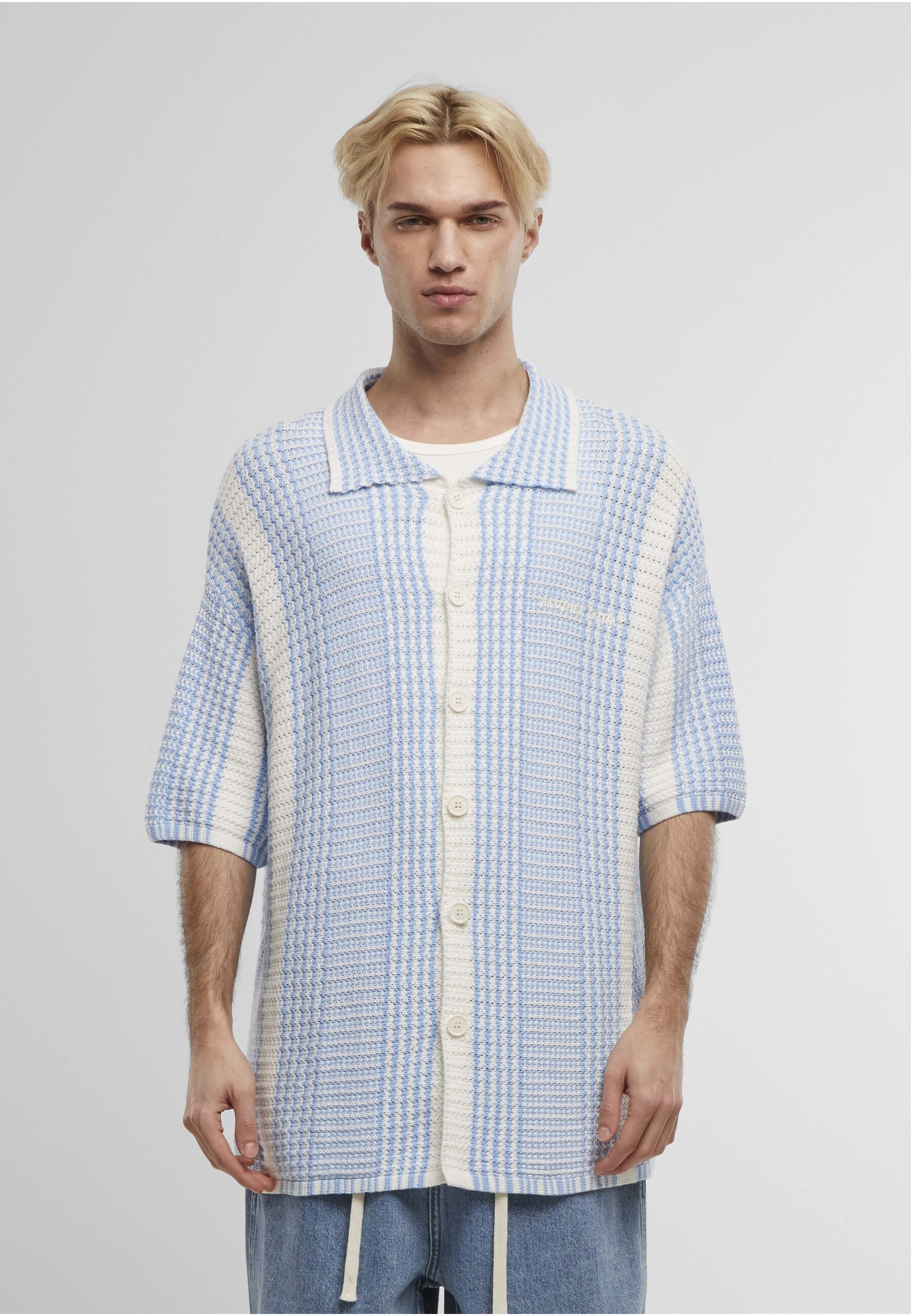 Another Cotton Lab Langarmhemd »Another Cotton Lab Oversized Mesh Knit Summer Shirt«