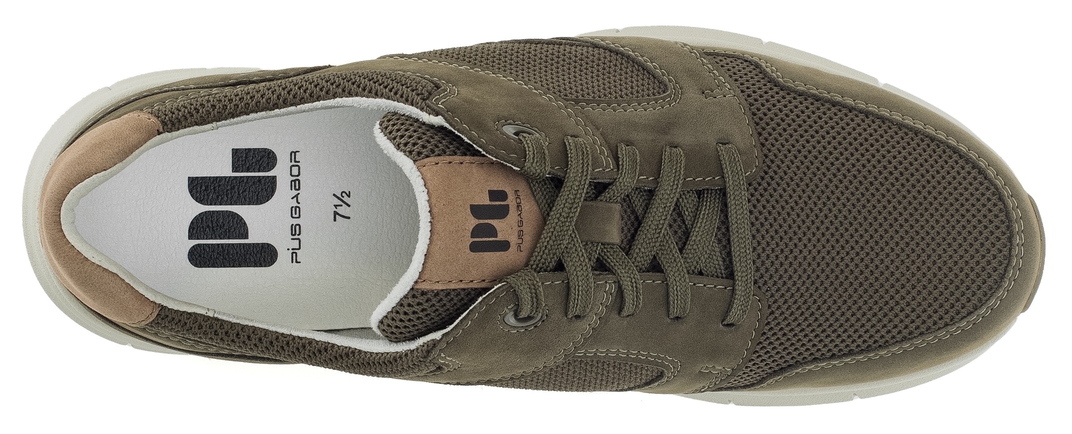 Pius Gabor Keilsneaker, Freizeitschuh, Halbschuh, Schnürer, Komfortschuh in Bequemweite G