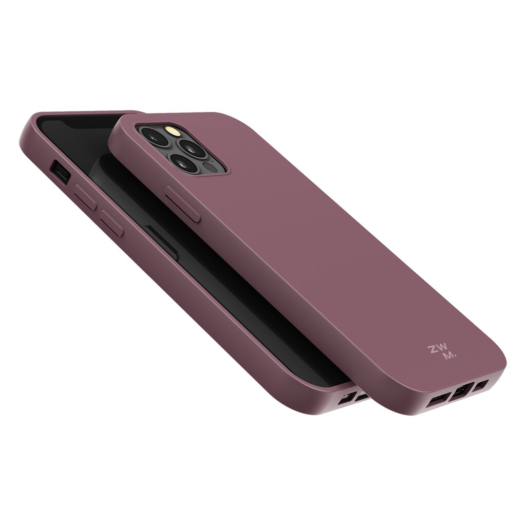 ZWM Backcover »BURGUNDY für iPhone 12 / 12 Pro«, iPhone 12-iPhone 12 Pro, 15,5 cm (6,1 Zoll)