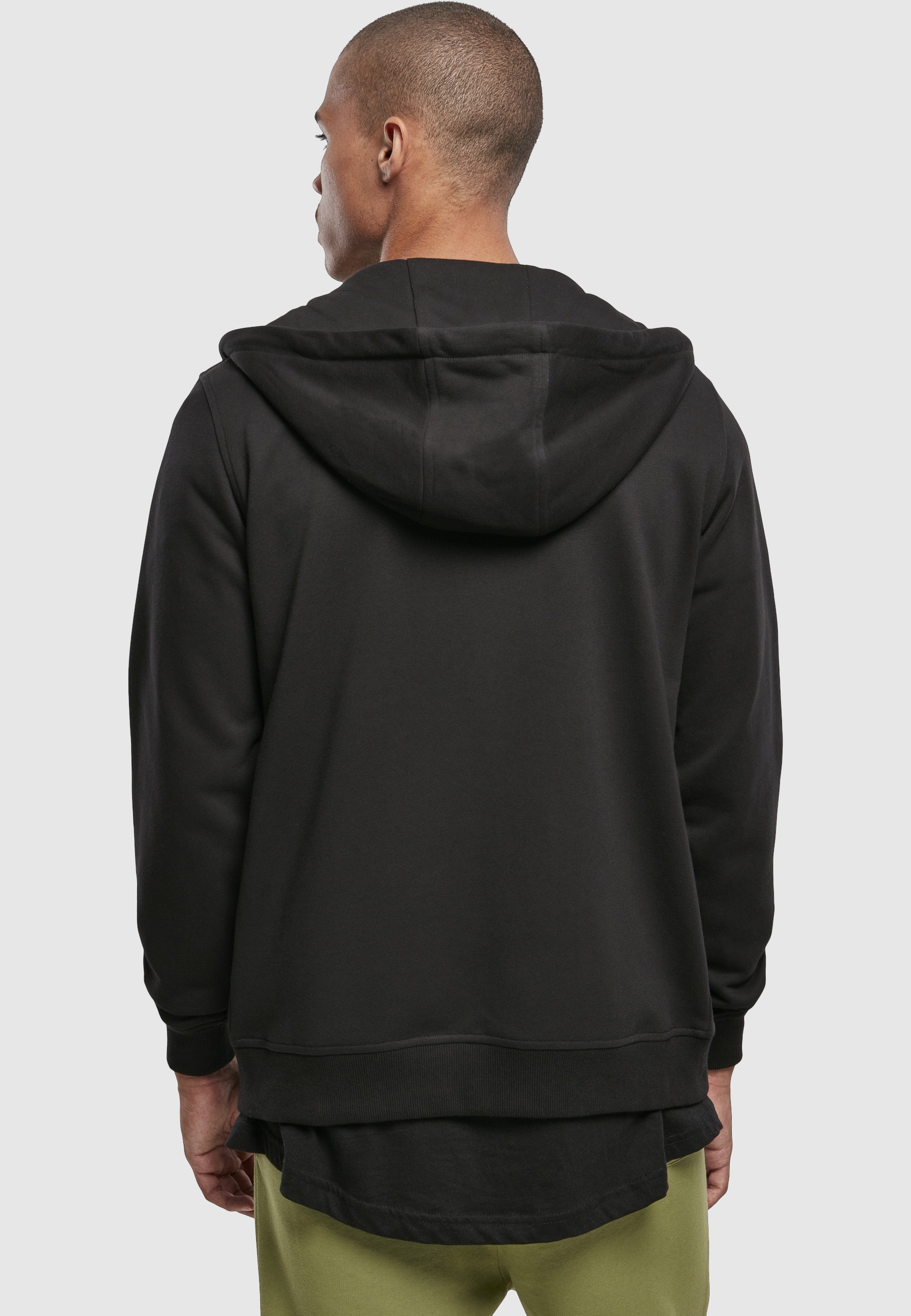 URBAN CLASSICS Neopren-Hoodie »Urban Classics Herren Basic Terry Zip Hoody« 1