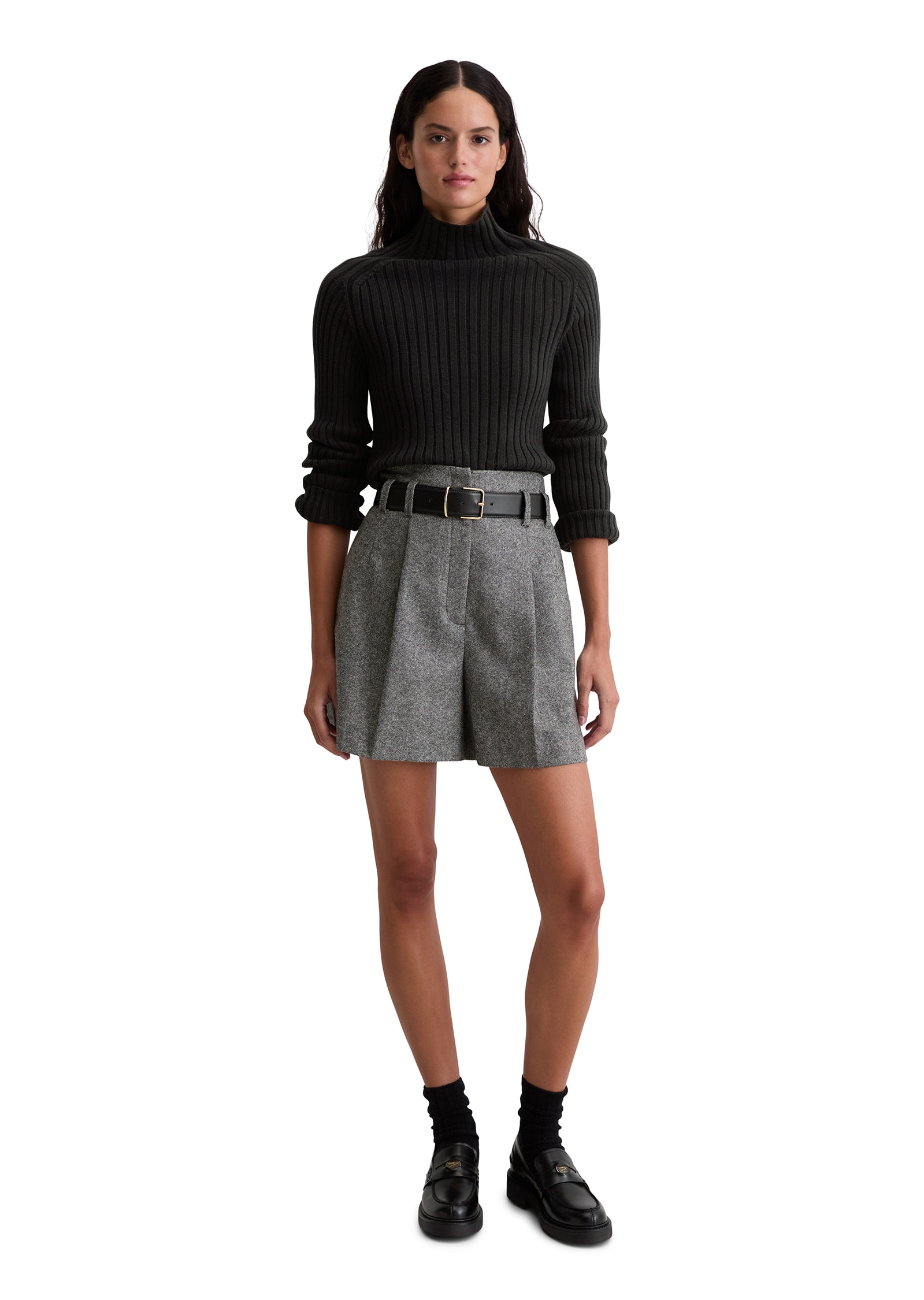 Marc O'Polo Stehkragenpullover »aus Heavy Weight Cotton«