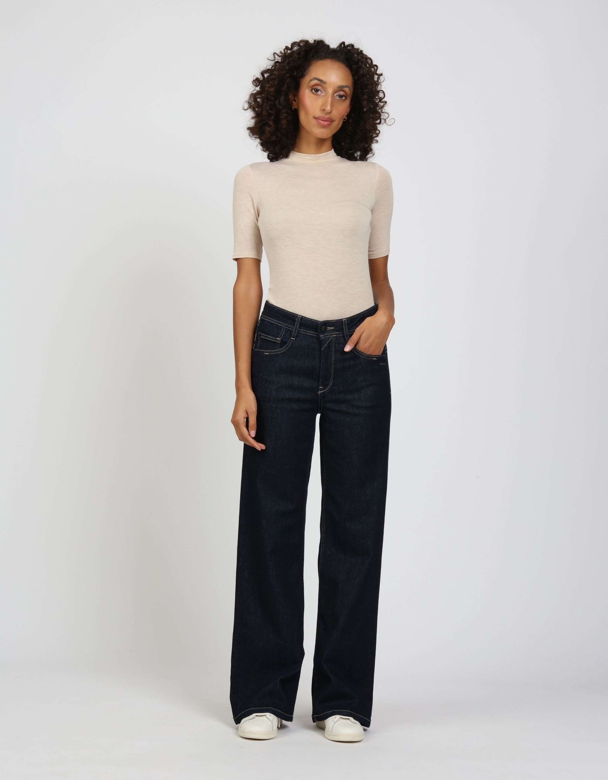 GANG Relax-fit-Jeans "94AMELIE WIDE" im 5-Pocket-Style