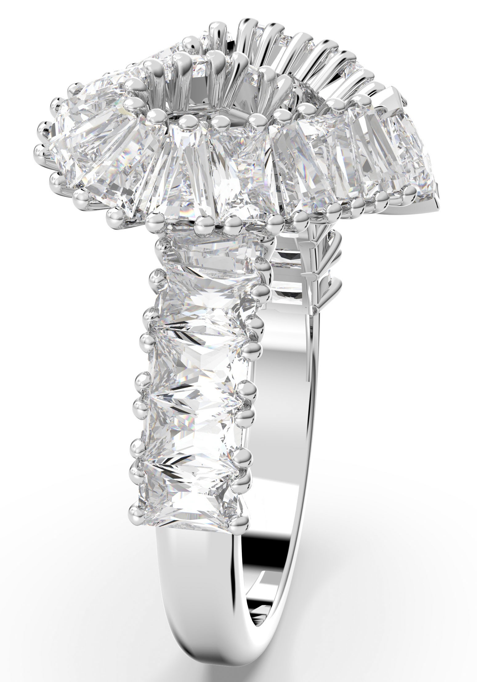 Swarovski Fingerring »Matrix Cocktail Herz, 5648290,-91,-92, -93, 5647590«, mit Swarovski® Kristall