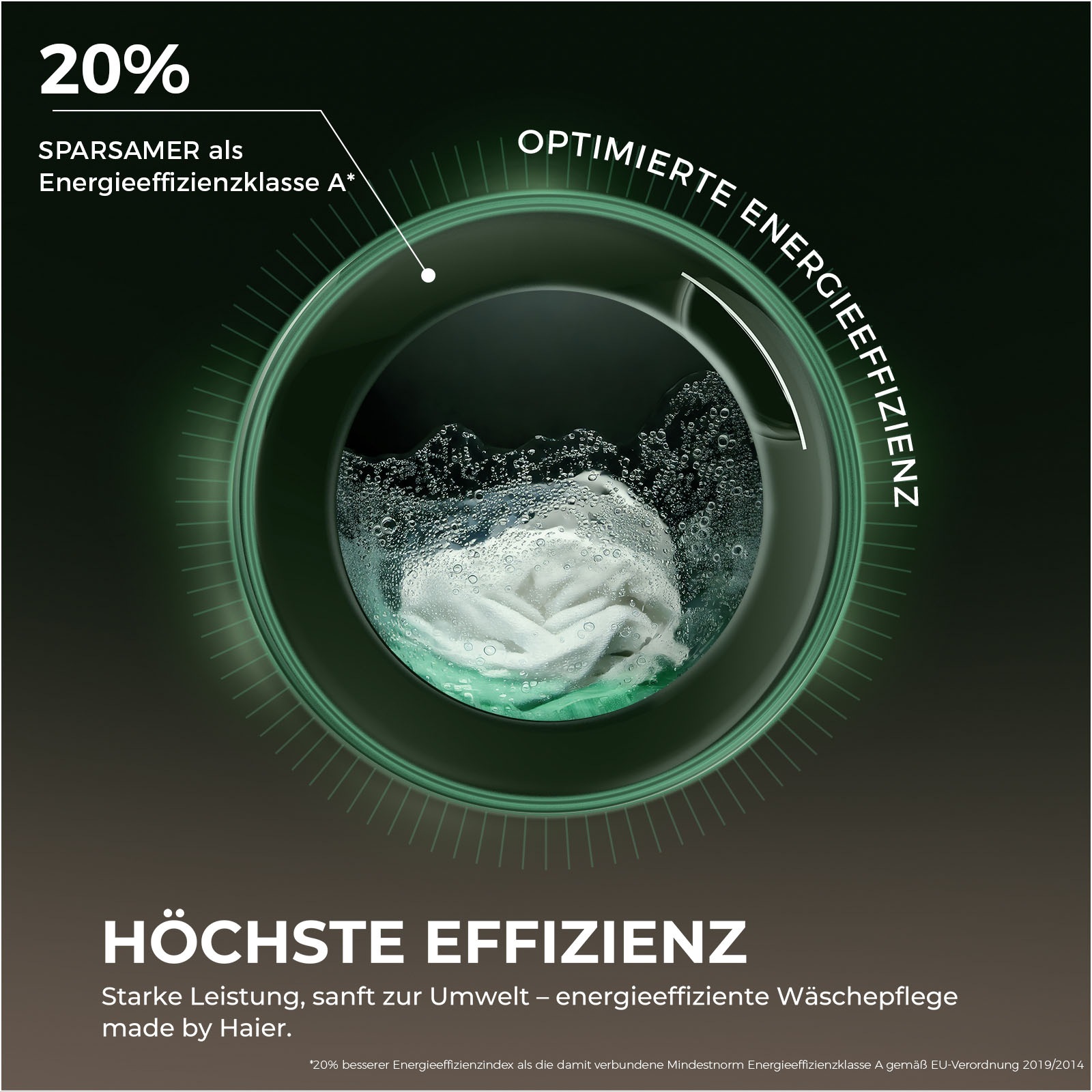 Haier Waschmaschine »HW80-BP1426637T« 8 kg 1400 U/min Smart AI Automatikprogramm