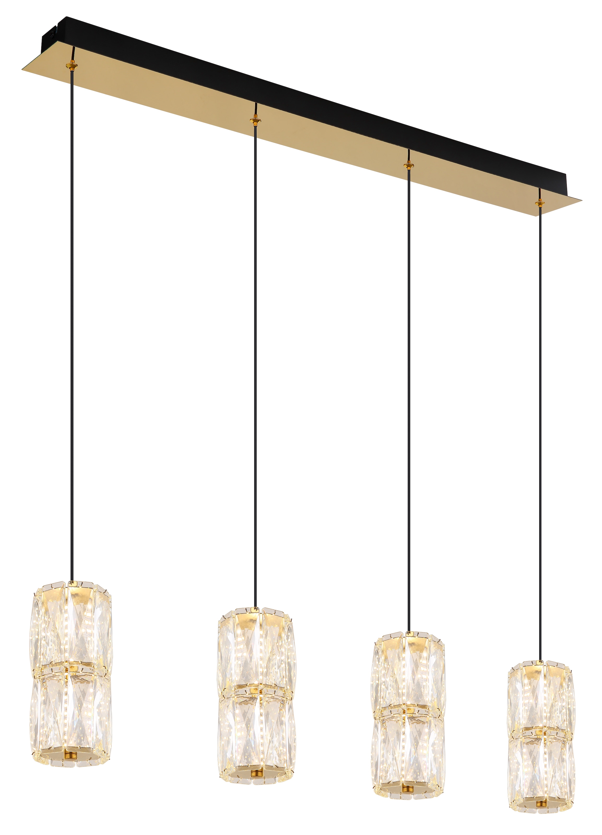 GLOBO LIGHTING LED Pendelleuchte »STEFANIE«, Leuchtmittel LED-Modul | LED fest integriert, Hängelampe/Hängeleuchte/Wohnzimmer/Esstisch/elegant