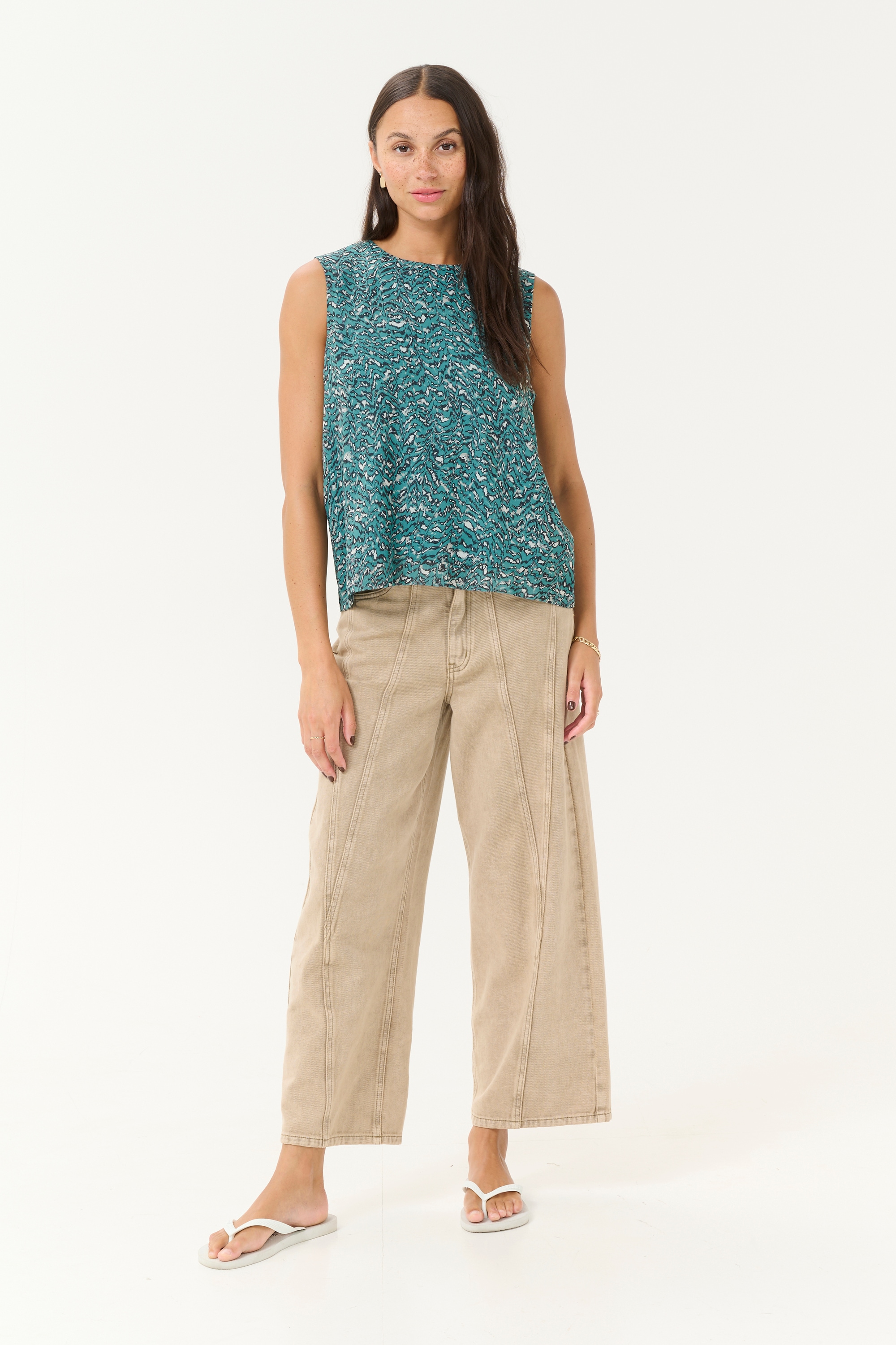 KAFFE Kurzarmbluse »Damen Bluse kurzarm KAbella«