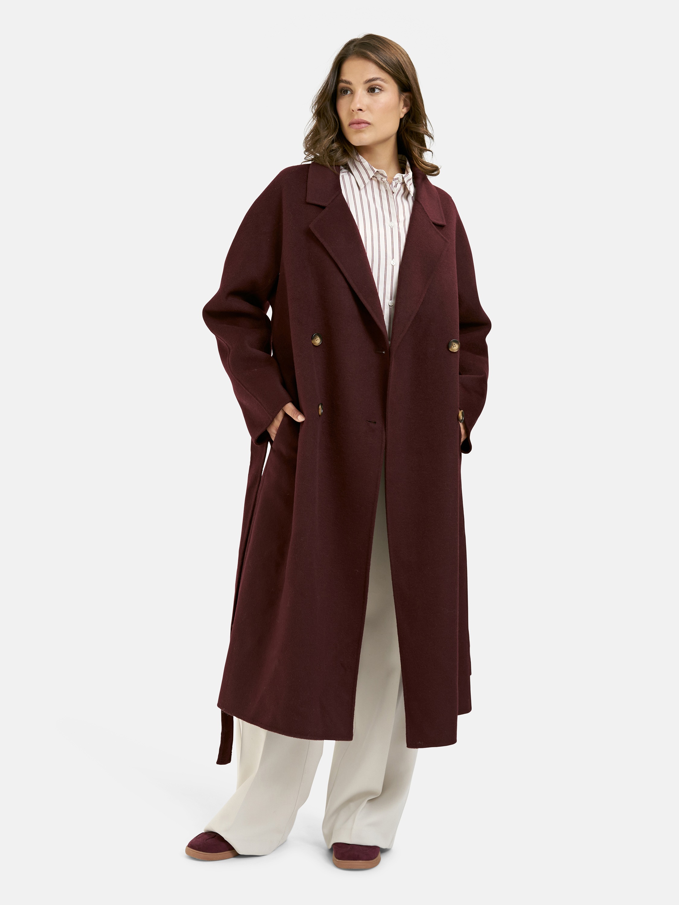 Smith & Soul Langjacke ohne Kapuze mit langem Gehschlitz