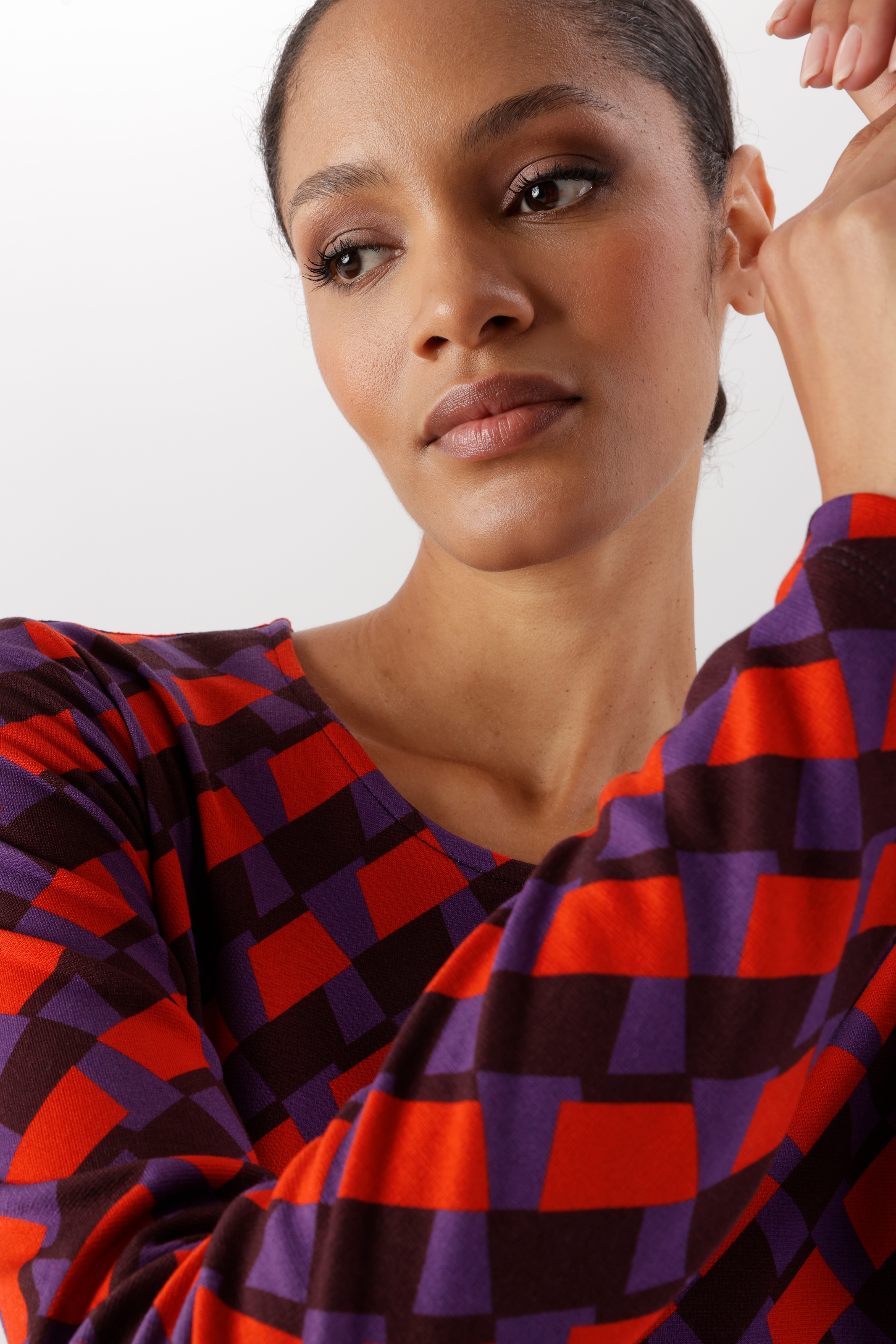 Aniston SELECTED Jerseykleid in leichter A-Linien-Form - NEUE KOLLEKTION
