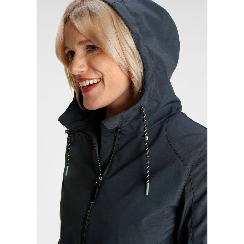 Polarino Outdoorjacke, mit Kapuze