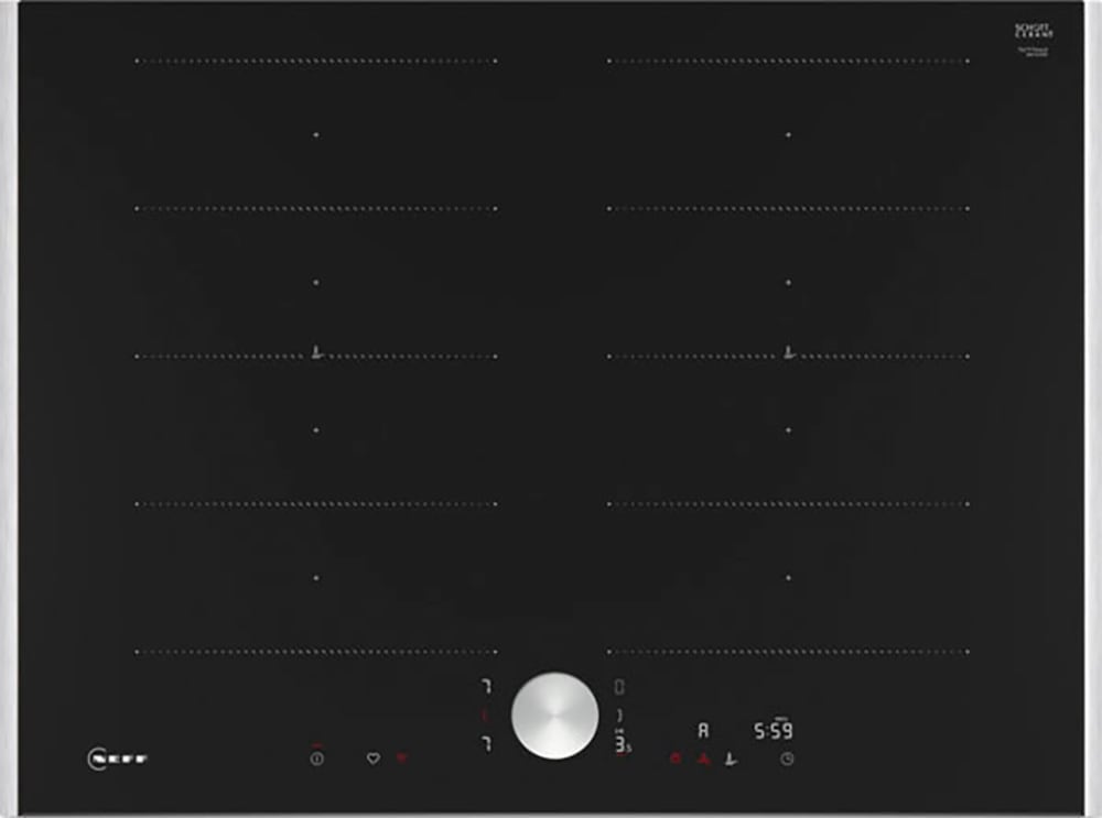 NEFF Flex-Induktions-Kochfeld von SCHOTT CERAN "T67TTX4L0", mit intuitiver Twist Pad Bedienung
