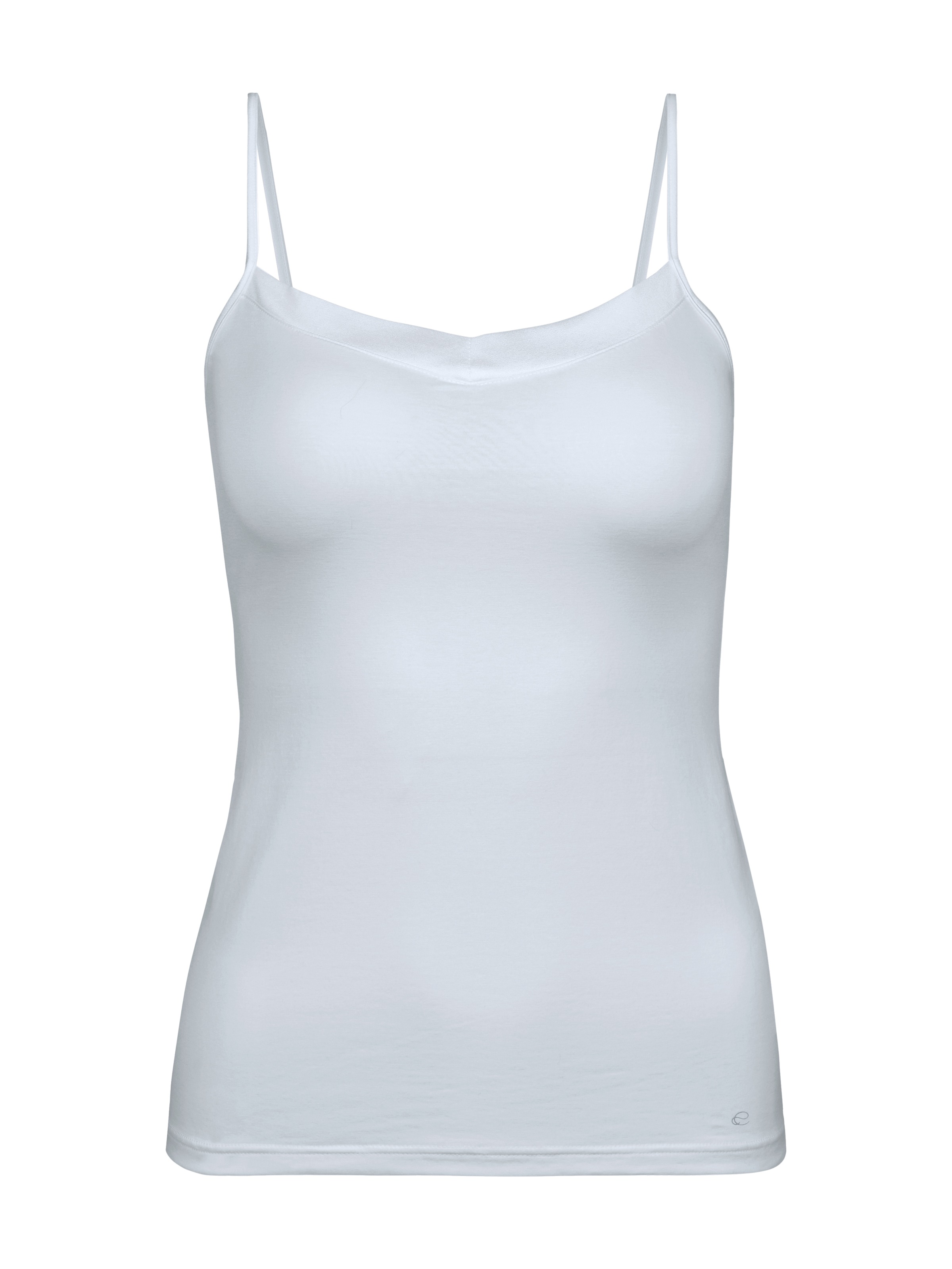 CALIDA Spaghettitop "Cate" Satin-Einsatz, Single Jersey Qualität, elastisch günstig online kaufen