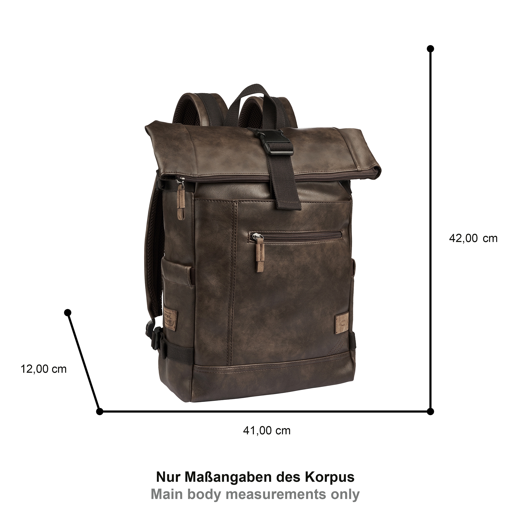 camel active Rucksack »Laos« Travelrucksack, praktisch funktionaler Alltagsbegleiter