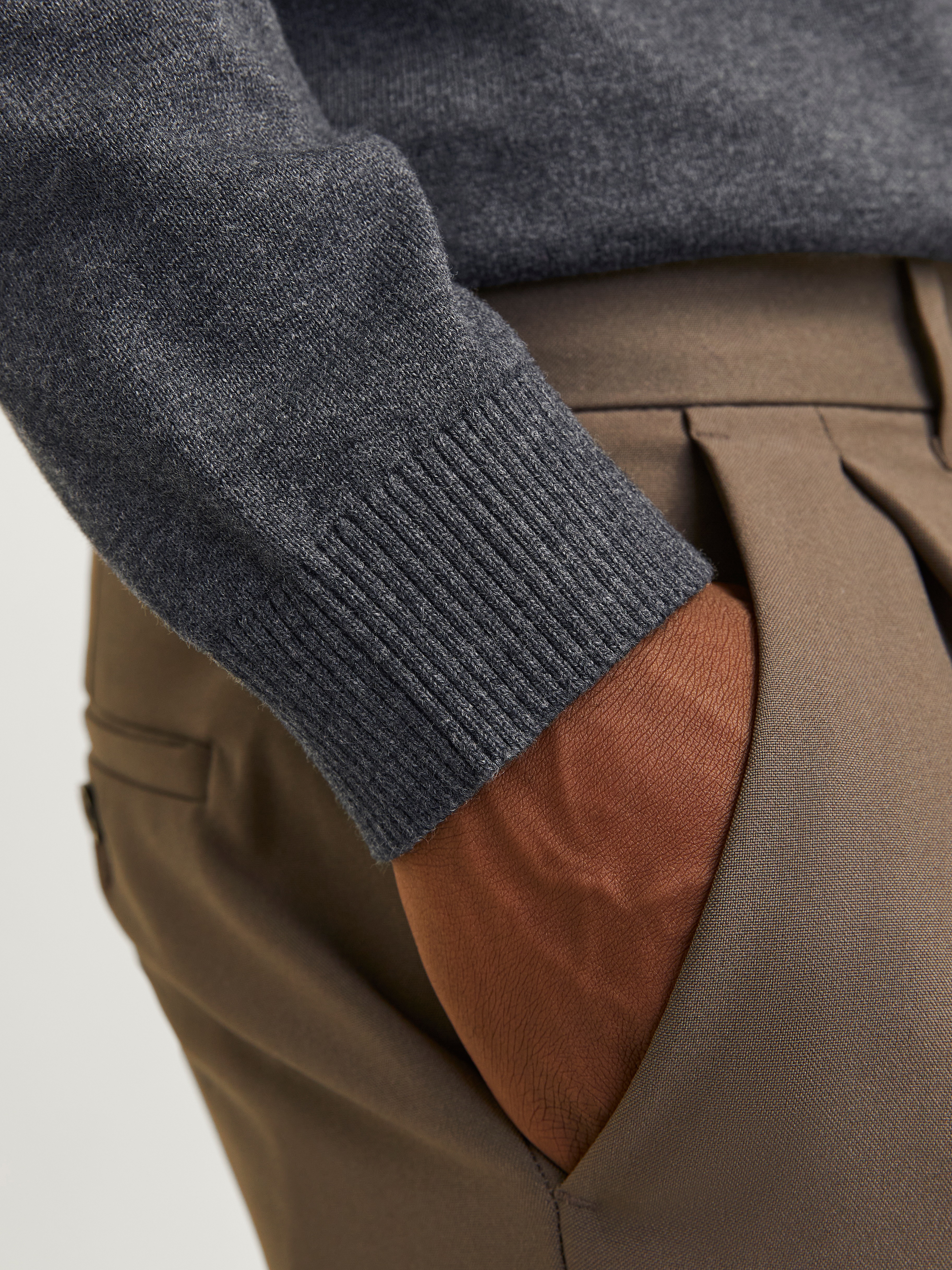 Thumbnail - Jack & Jones Rollkragenpullover "JJEBASIC mit hohem Tragekomfort" unifarben, modisch, regular fit, Baumwolle, Rollkragen