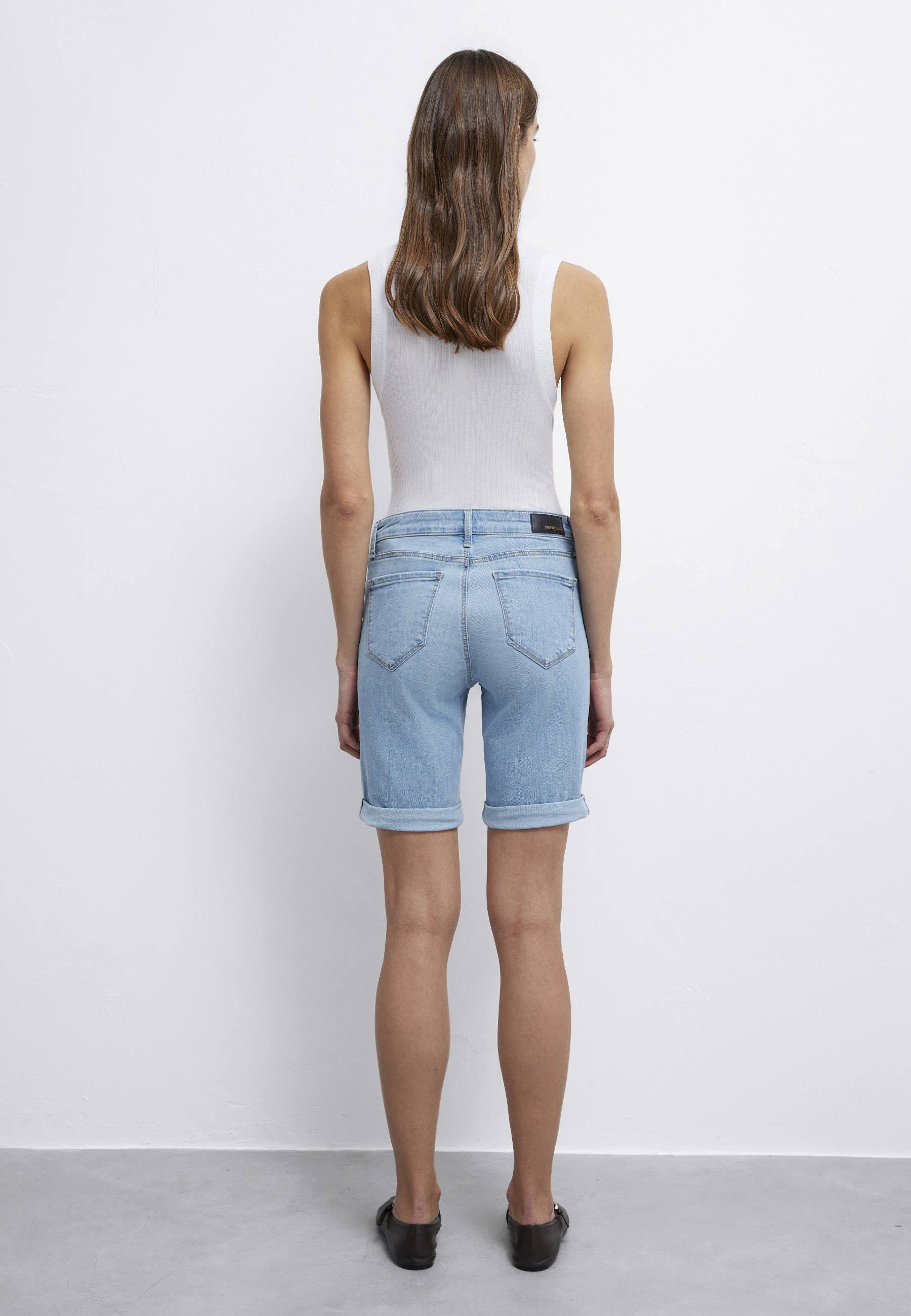 Mavi Straight-Jeans »ALEXIS« Boyfriend Shorts