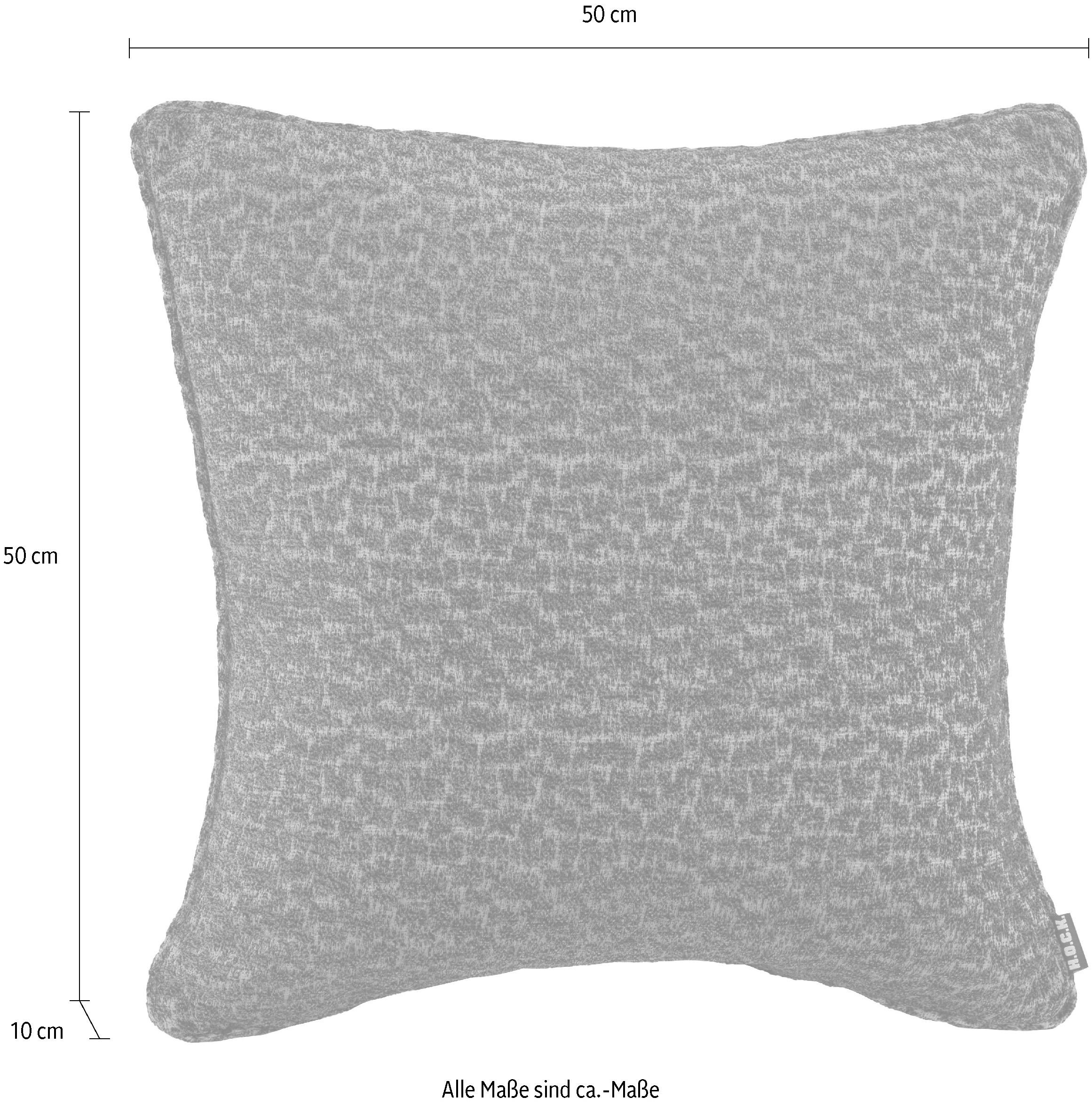 H.O.C.K. Dekokissen »Sheffo«, Strukturstoff, Kissenhülle mit Füllung, 1 Stück
