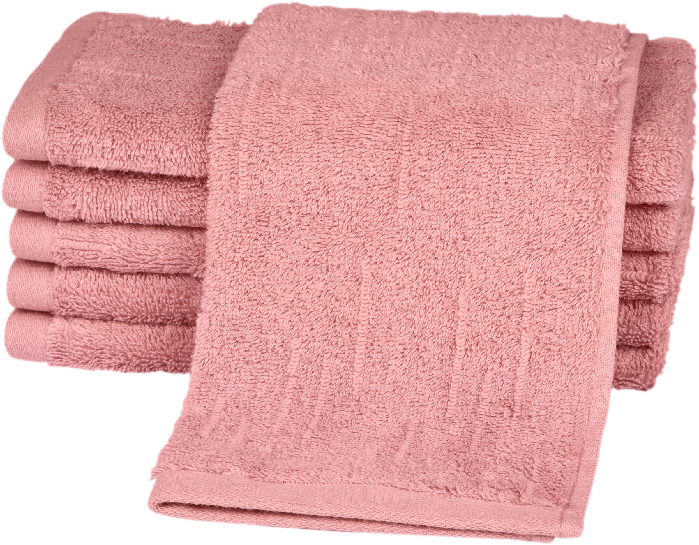Gästehandtuch ROSS, B:30cm L:50cm, rosa, Frottier, Obermaterial: 100% Baumwolle, Handtücher, "Premium", 100% Baumwolle