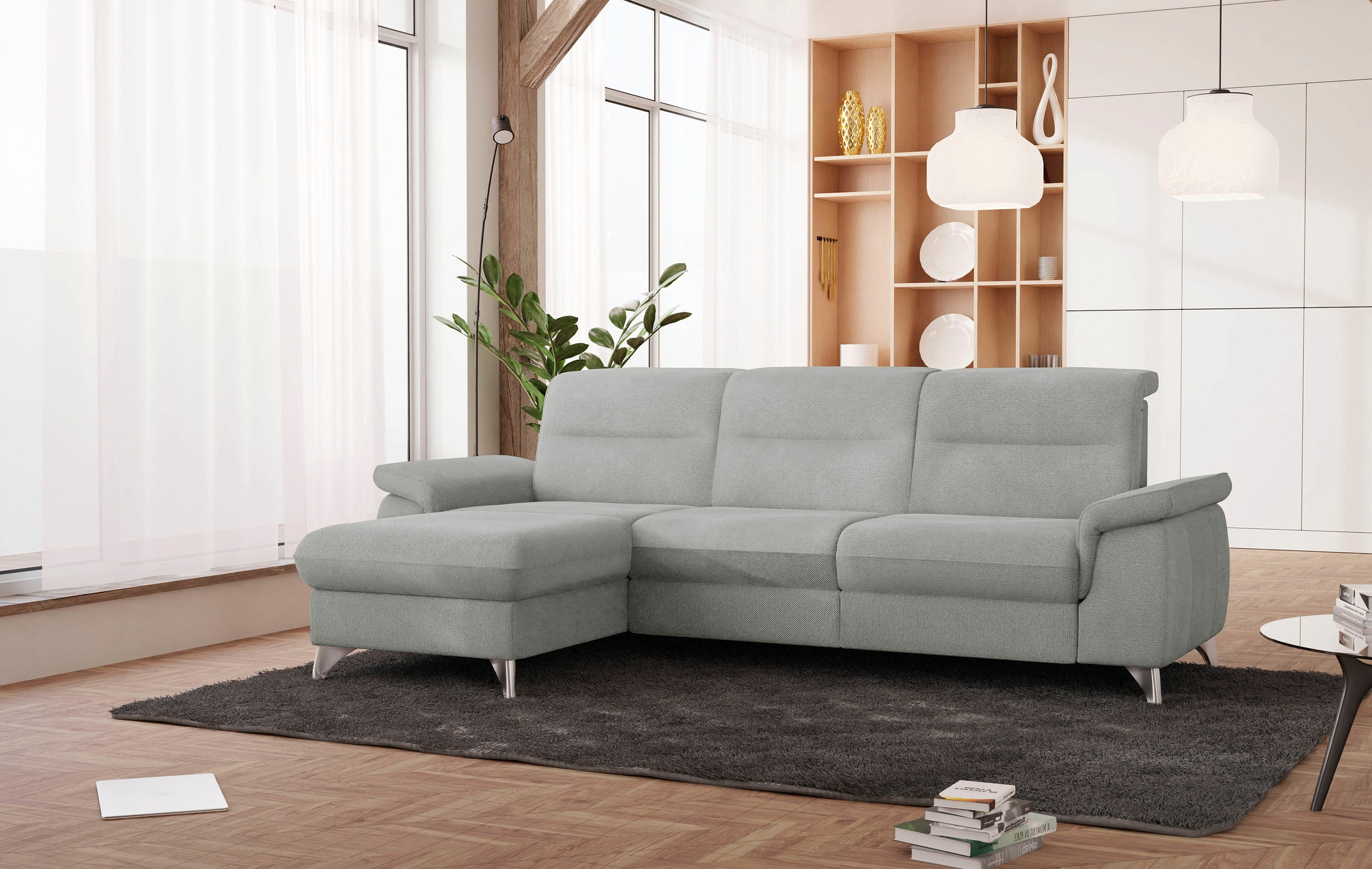 sit&more Ecksofa "Astoria L-Form", wahlweise mit motorischer Relaxfunktion günstig online kaufen