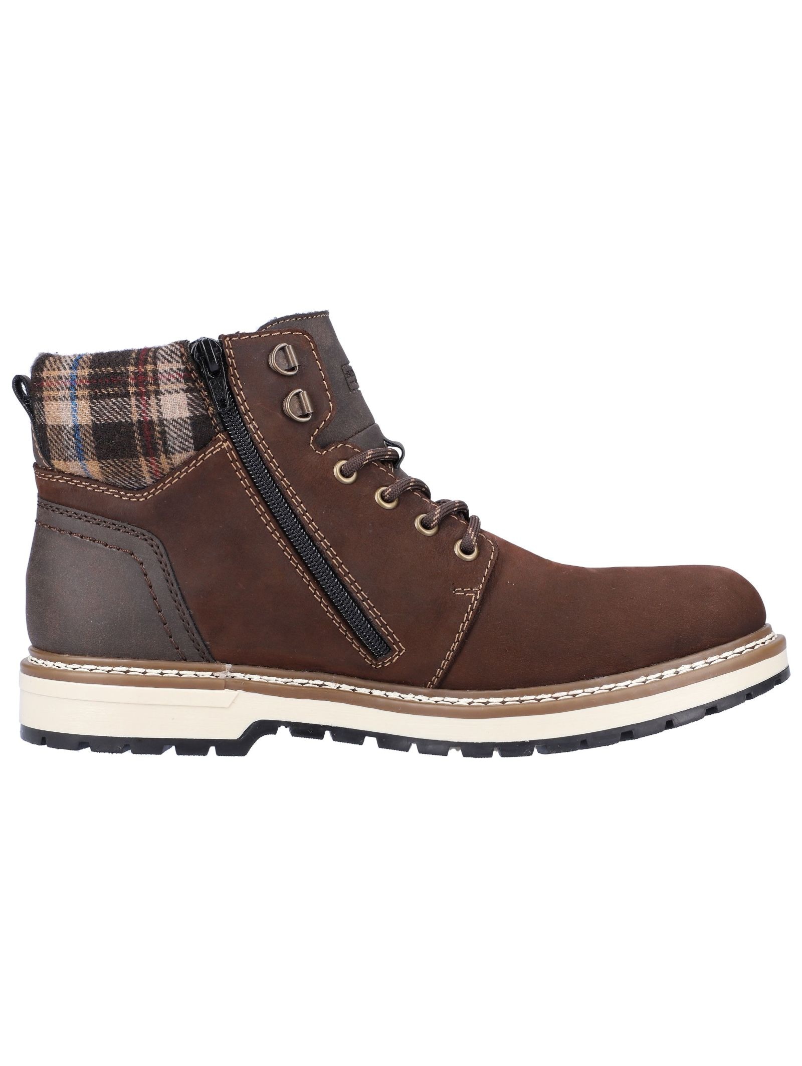Rieker Schnürstiefelette »Rieker Stiefelette Leder/Textil«