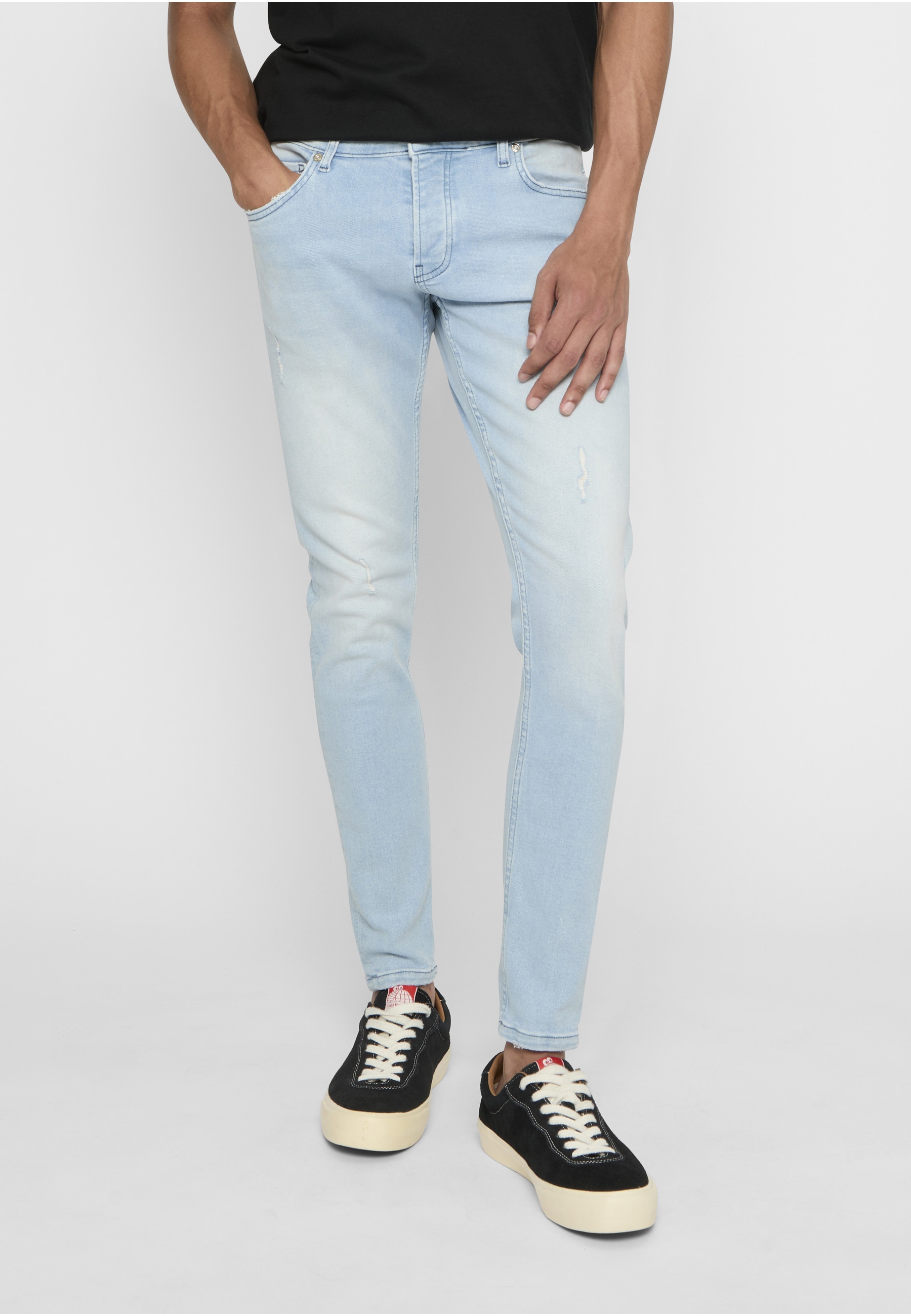 2Y Premium Bequeme Jeans "2Y Premium Herren 2Y Destroyed Skinny Fit Jeans" günstig online kaufen