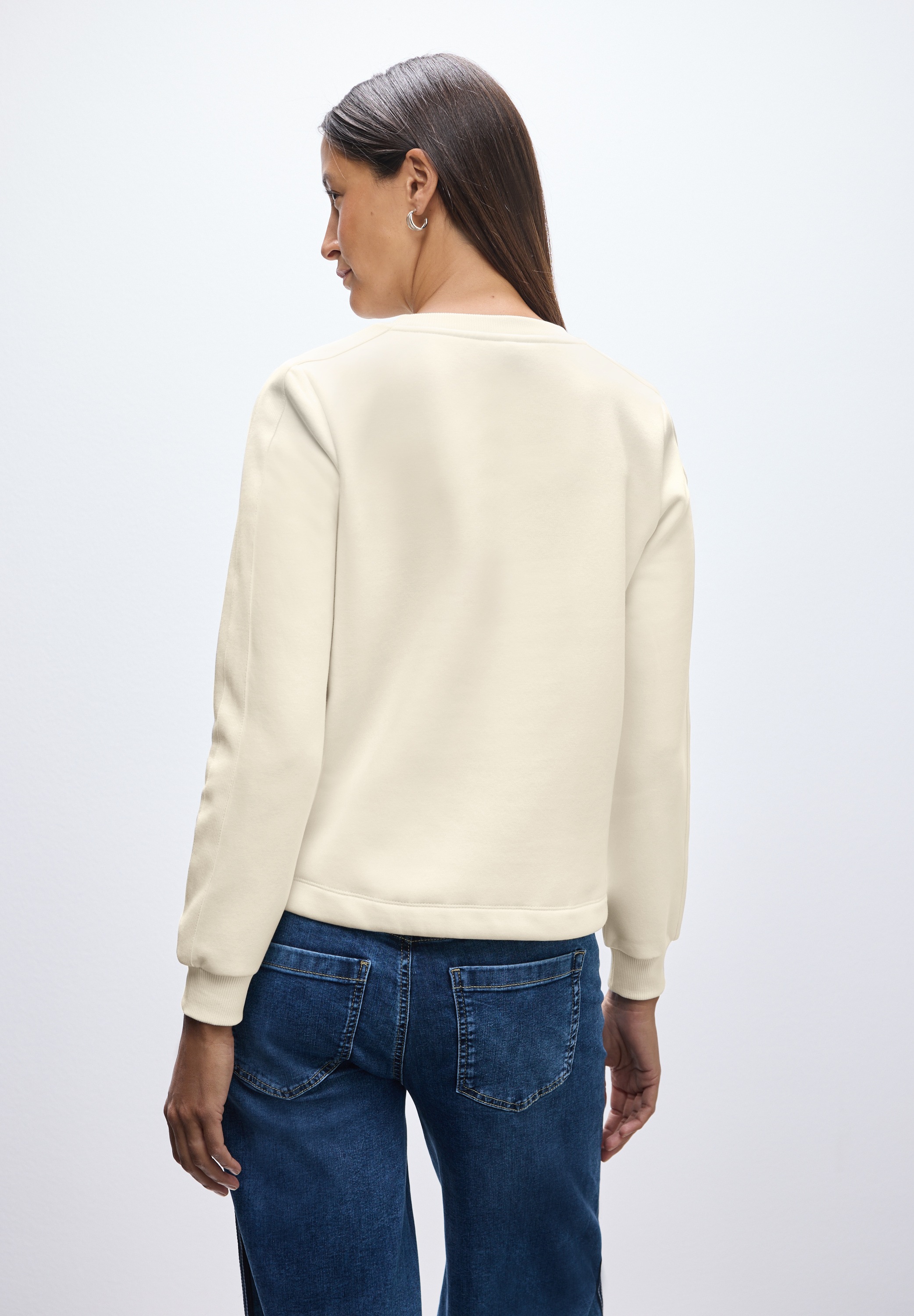 STREET ONE Sweatshirt, mit Tunnelzug am Saum günstig online kaufen