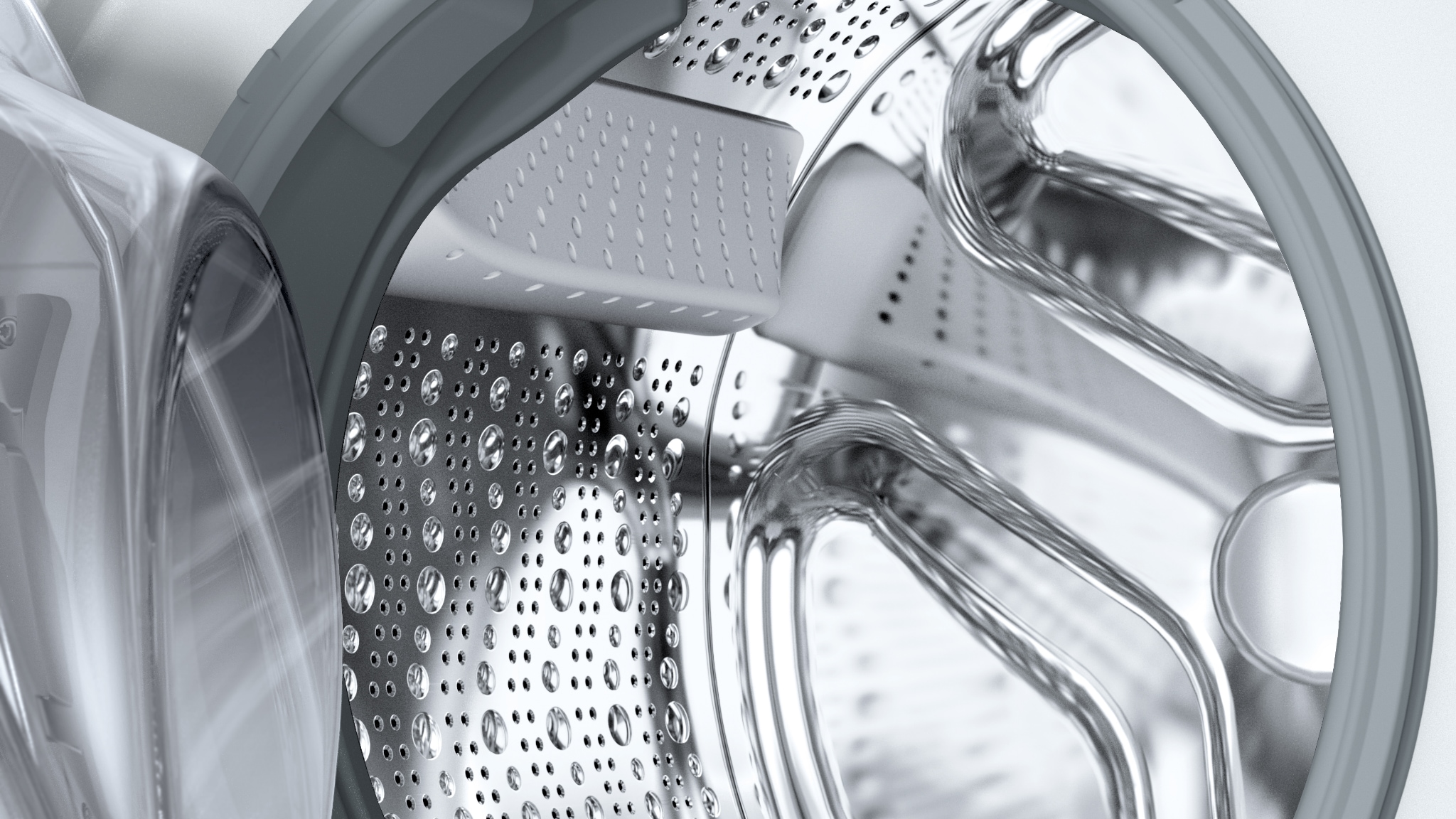 BOSCH Waschmaschine Serie 6 »WUU28T48« 8 kg 1400 U/min unterbaufähig,Speed Perfect, Hygiene Plus, großes LED-Display