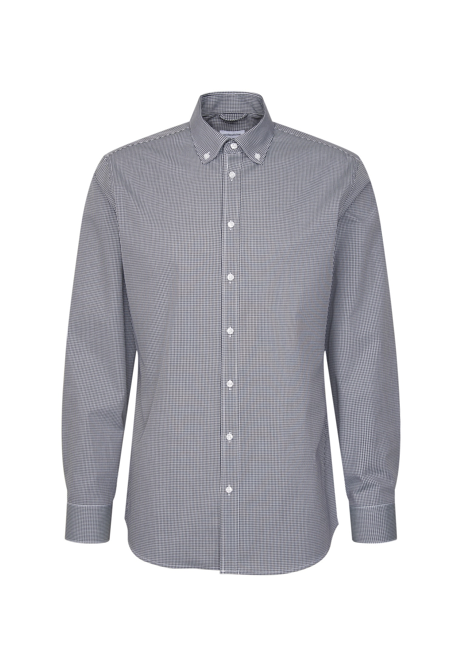 seidensticker Businesshemd "Shaped" Shaped 1/1 Button-Down-Kragen Karo günstig online kaufen