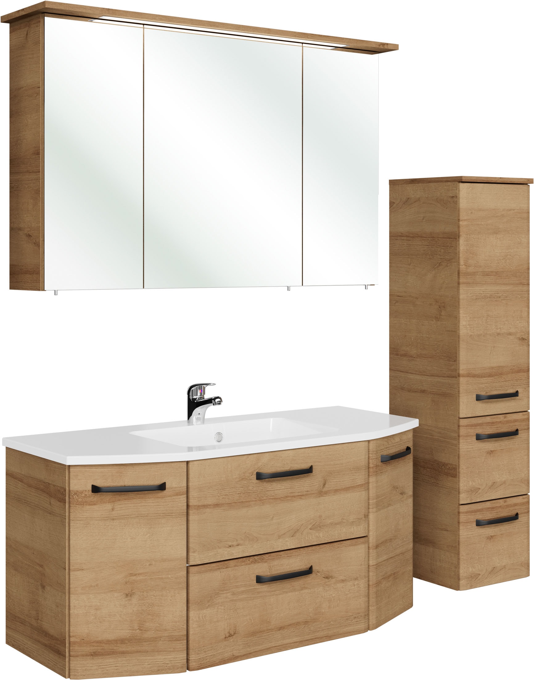 Saphir Badmöbel-Set "Quickset 318, mit Türdämpfer" 4 Stk. tlg.