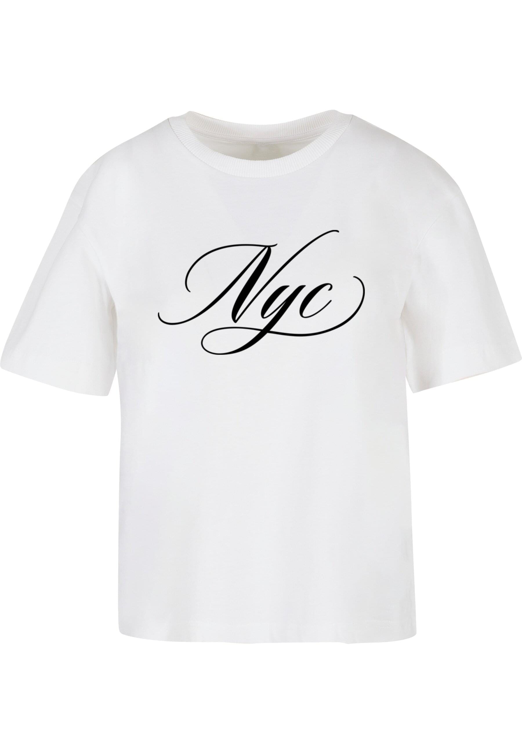 Miss Tee T-Shirt "Miss Tee NYC Calligraphy Letters Tee" 1 Stk. günstig online kaufen