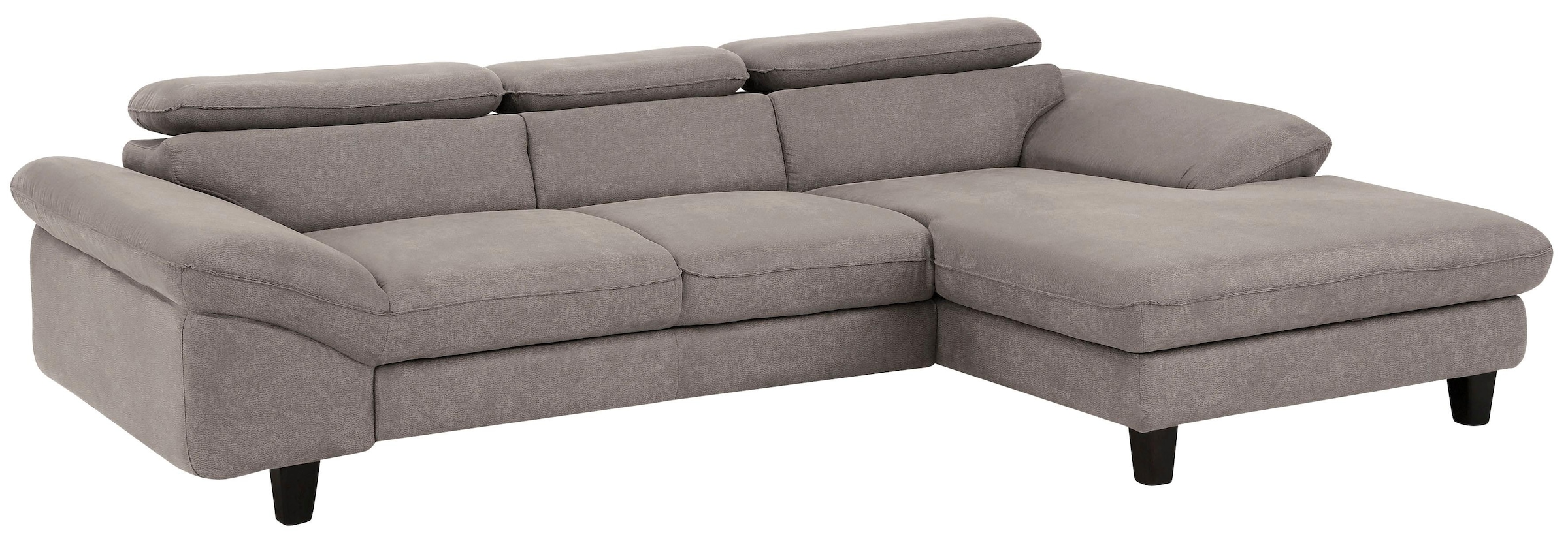 Home affaire Ecksofa »Pilot L-Form«, mit Kopfteilverstellung, optional Bettfunktion und Bettkasten
