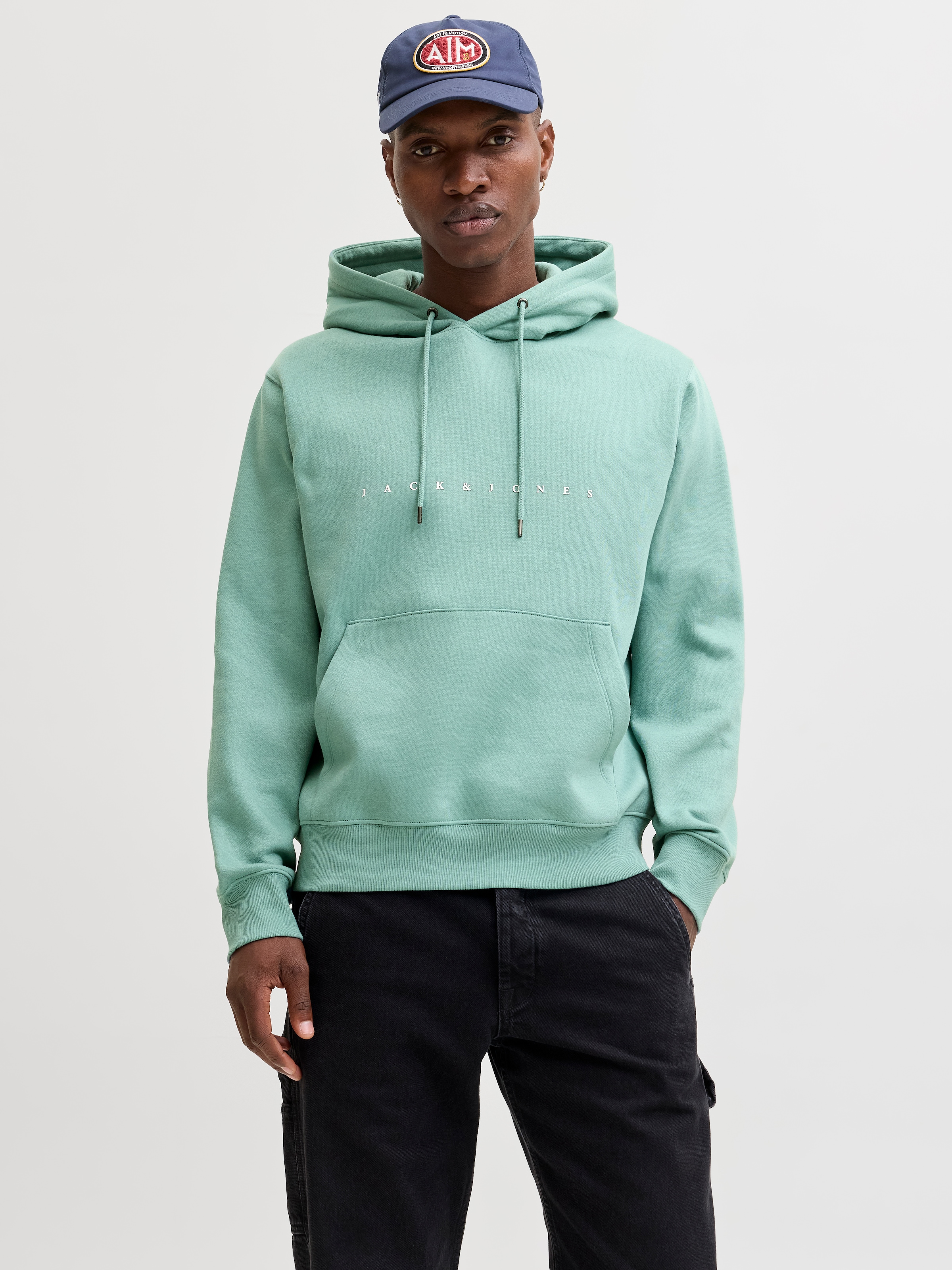 Jack & Jones 1100000002199 "JJESTAR mit 3D-Print und Kapuze für vielseitige Anlässe", Baumwollmischung, relaxed fit