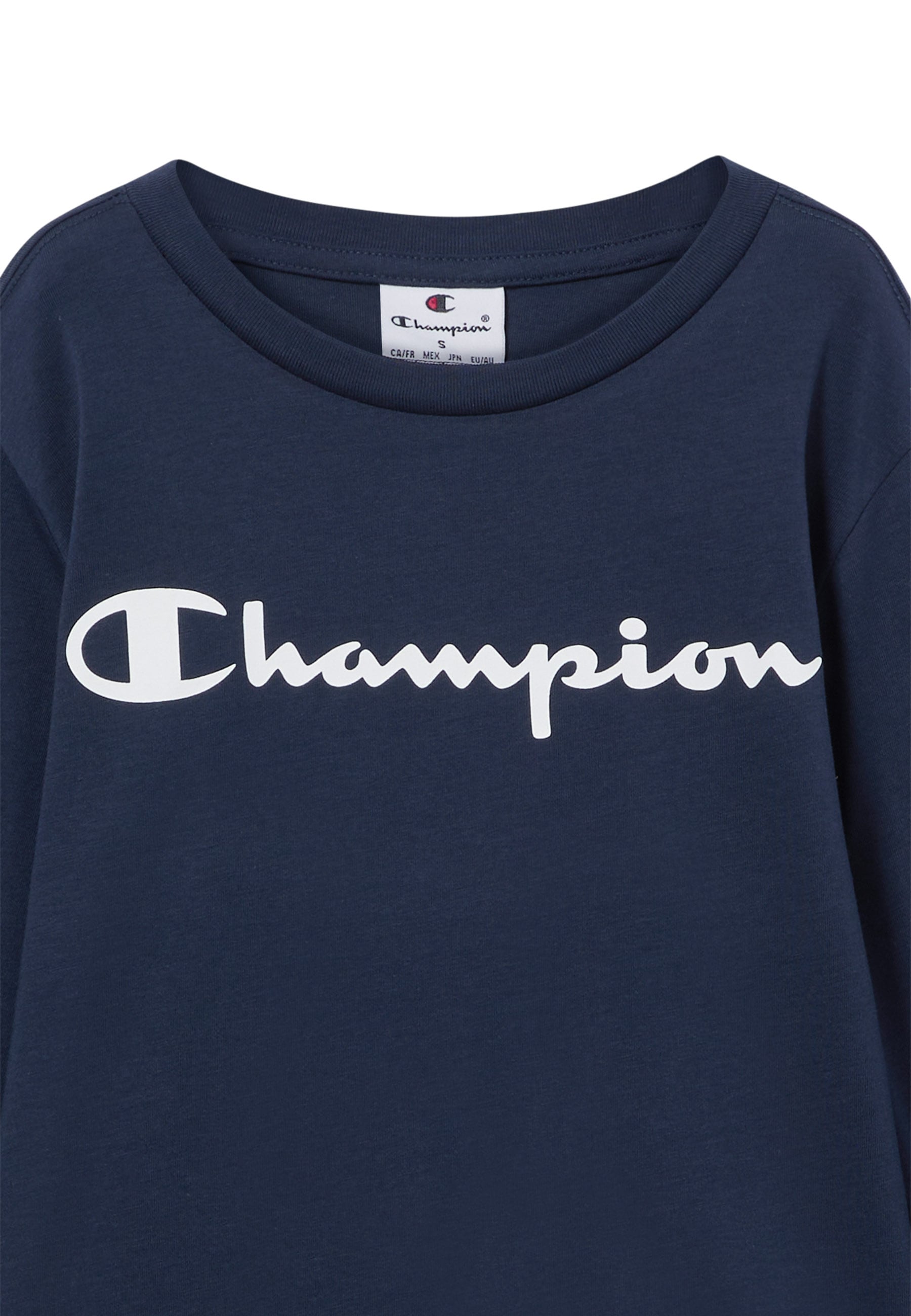 Champion T-Shirt »BASICS Long Sleeve Shirt Large Logo«, (1 tlg.)