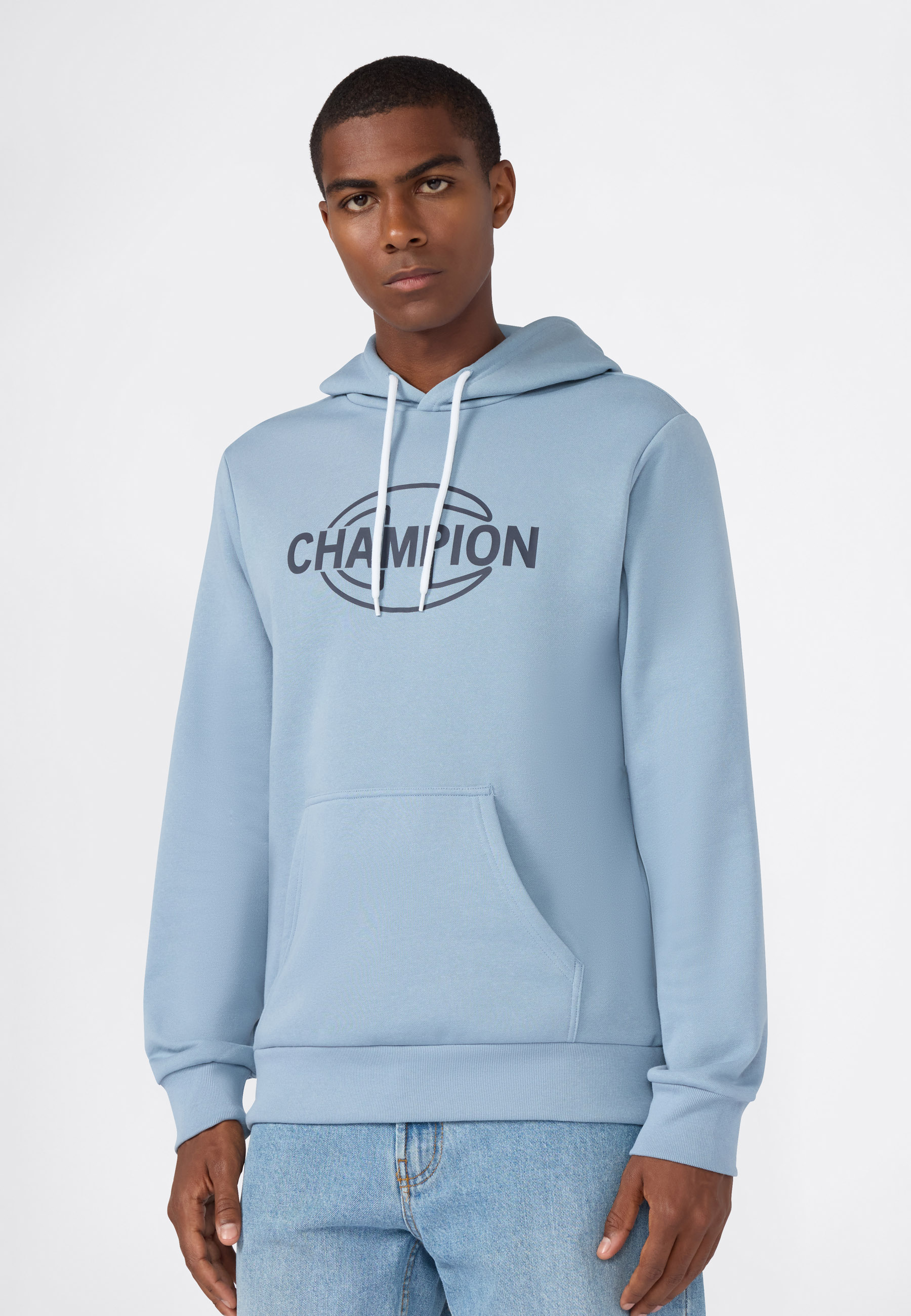 Champion Kapuzensweatshirt "Graphic Hoodie", mit Kapuze, aus Baumwolle und Polyester, in den Größen S bis XXL
