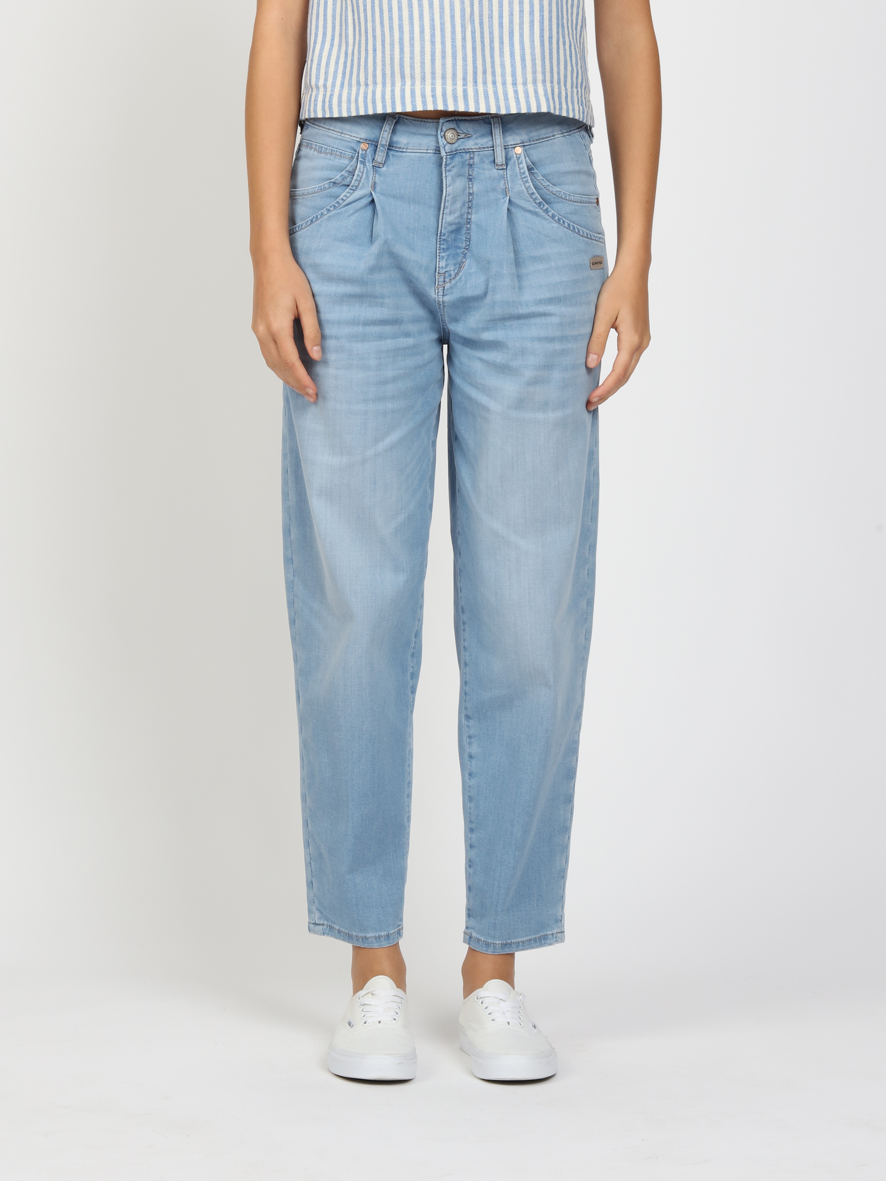 GANG High-waist-Jeans "94IVY" mit hohem Stretch-Anteil, O-Shape