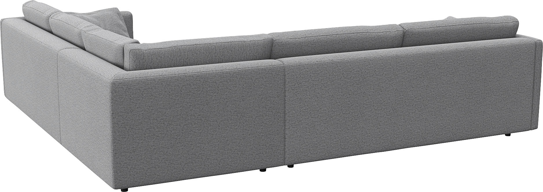 FLEXLUX Ecksofa »Lovane, elegant und zeitlos, bequem, L-Form«, Weich & anschmiegsam, große Sitztiefe auf Kaltschaum, Dekokissen inkl.