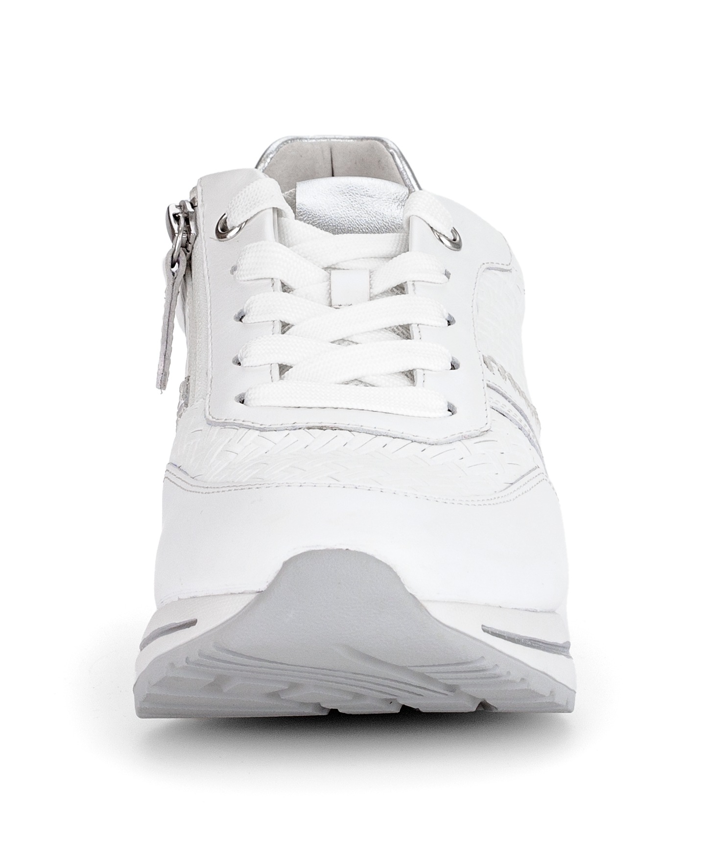 Gabor Keilsneaker »DAVOS«  , Freizeitschuh, Halbschuh, Schnürschh mit Flechtmuster, H-Weite