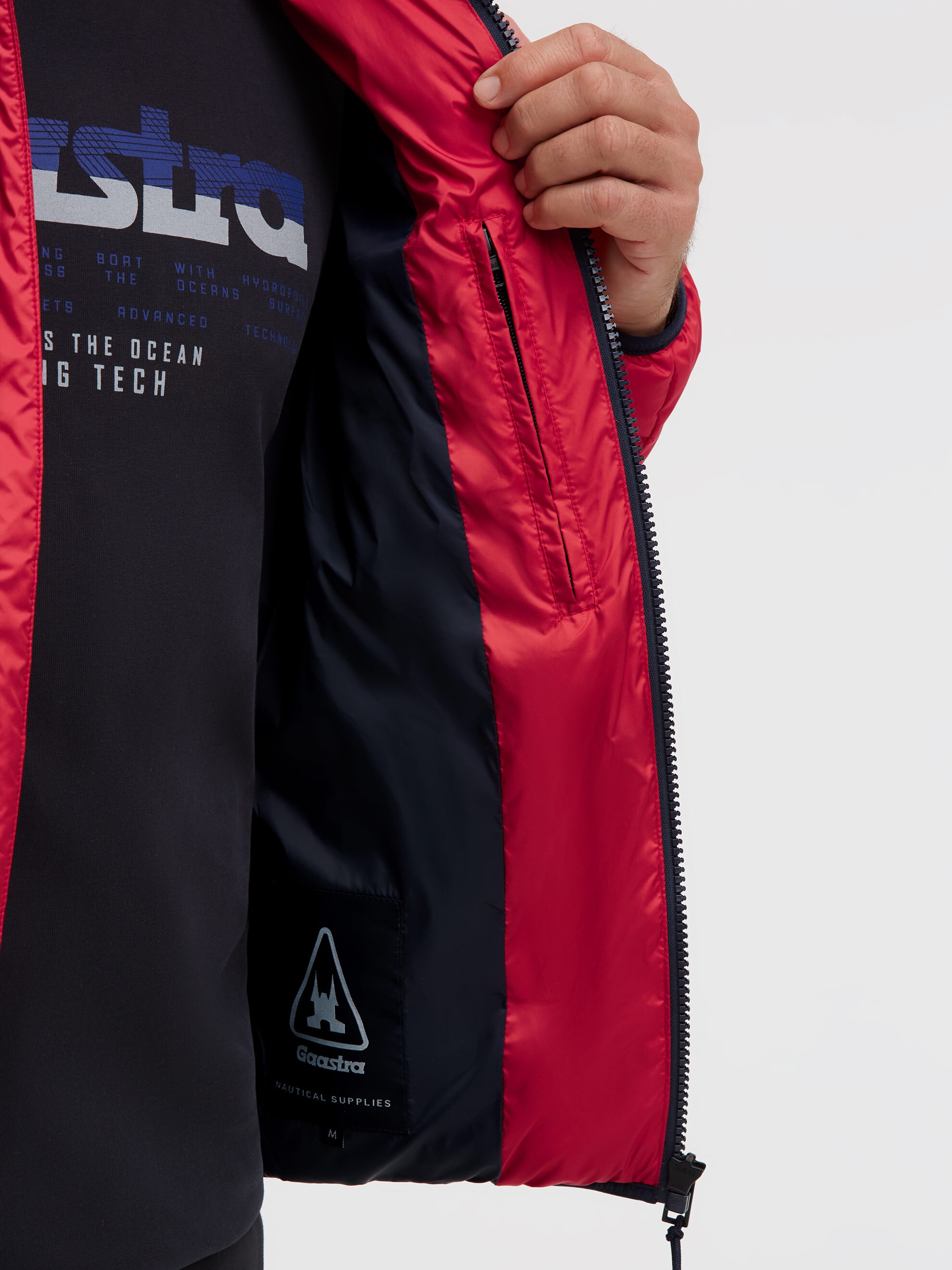 Gaastra Steppjacke ohne Kapuze mit elastischem Saumabschluss