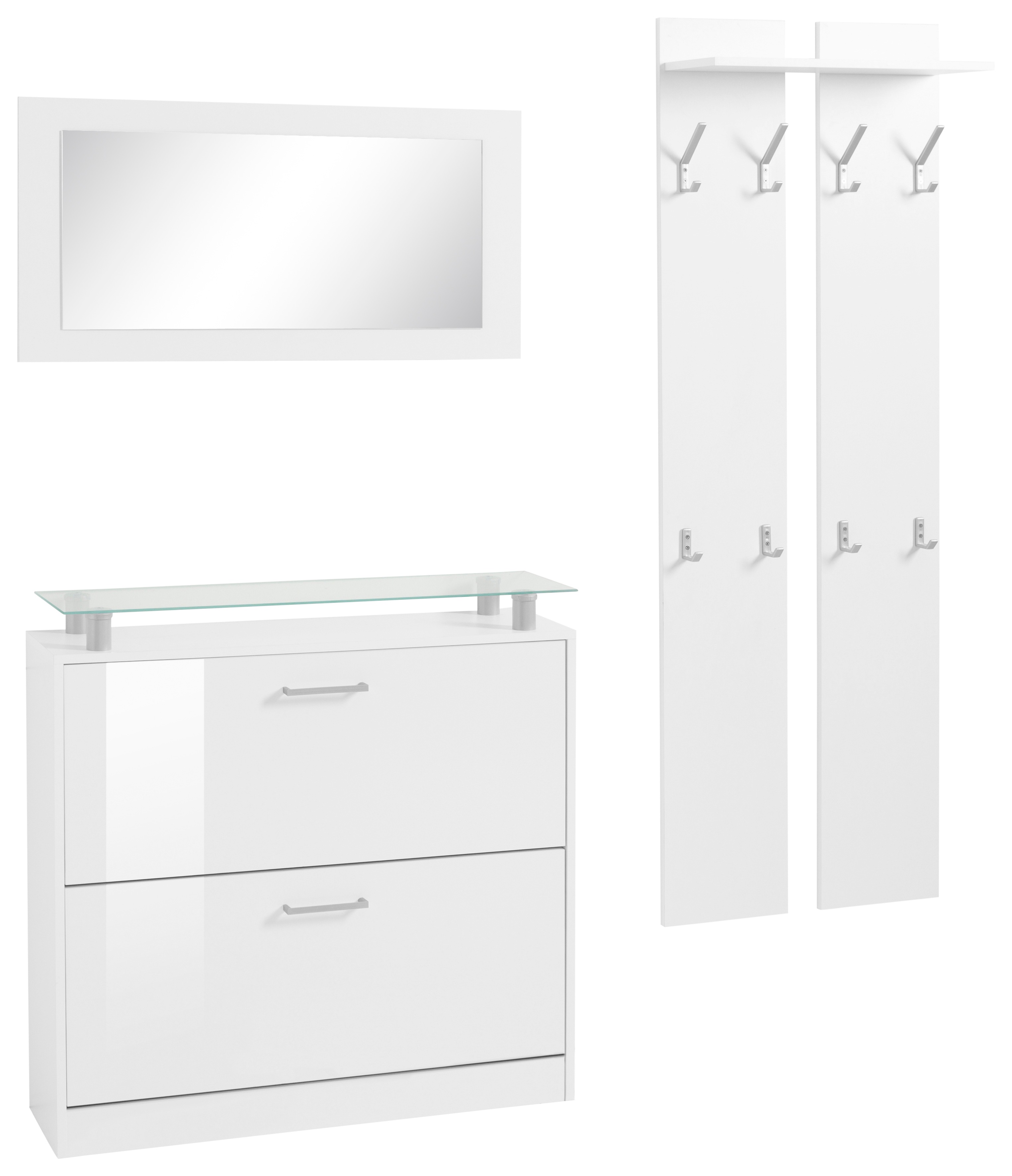 Thumbnail - borchardt Möbel Garderoben-Set "Finn" Set, 3 Stk. tlg.