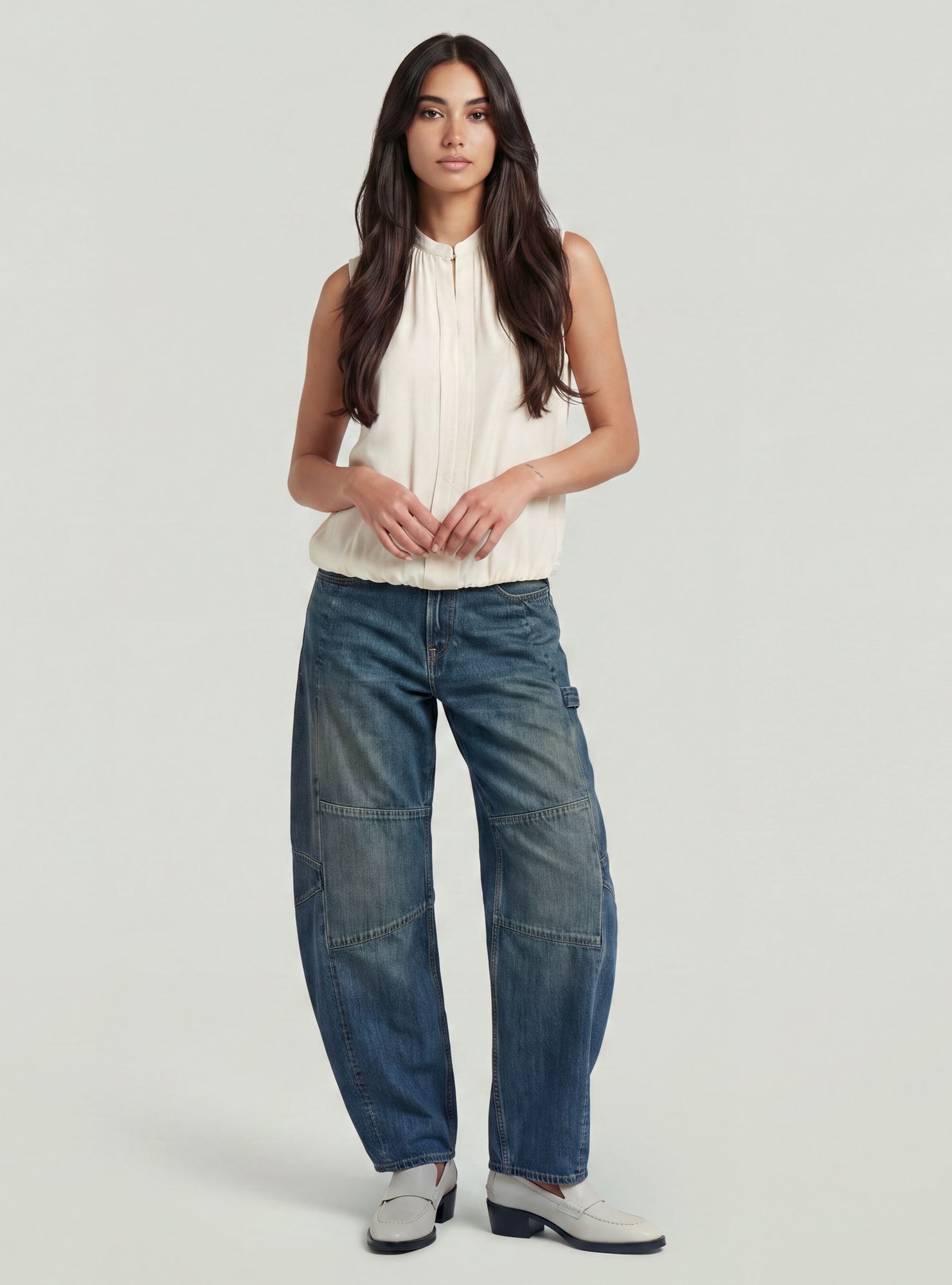 G-STAR Langarmshirt »Stand-Up Collar Sleeveless Top«